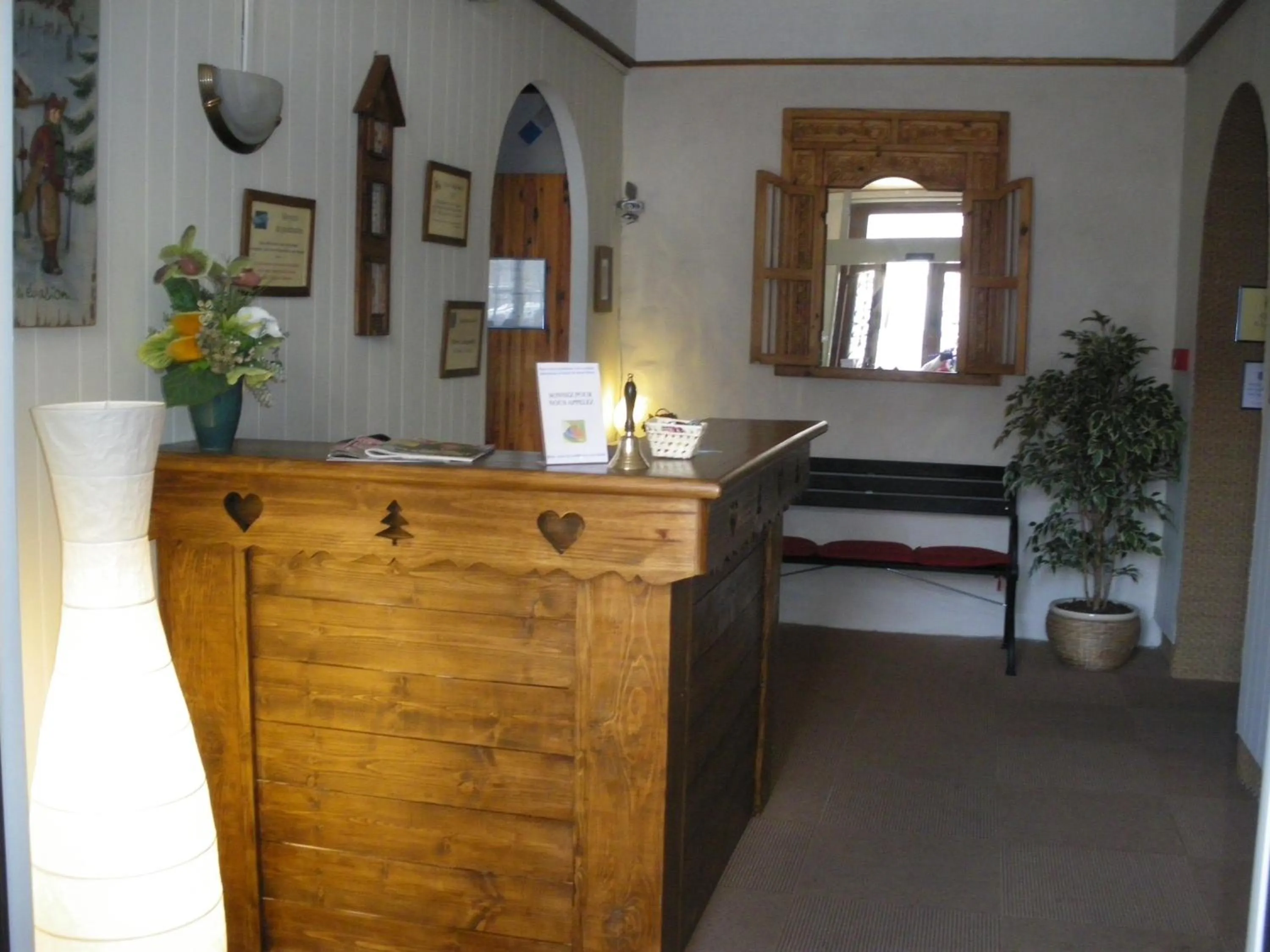 Lobby or reception in Hotel du Mont Blanc