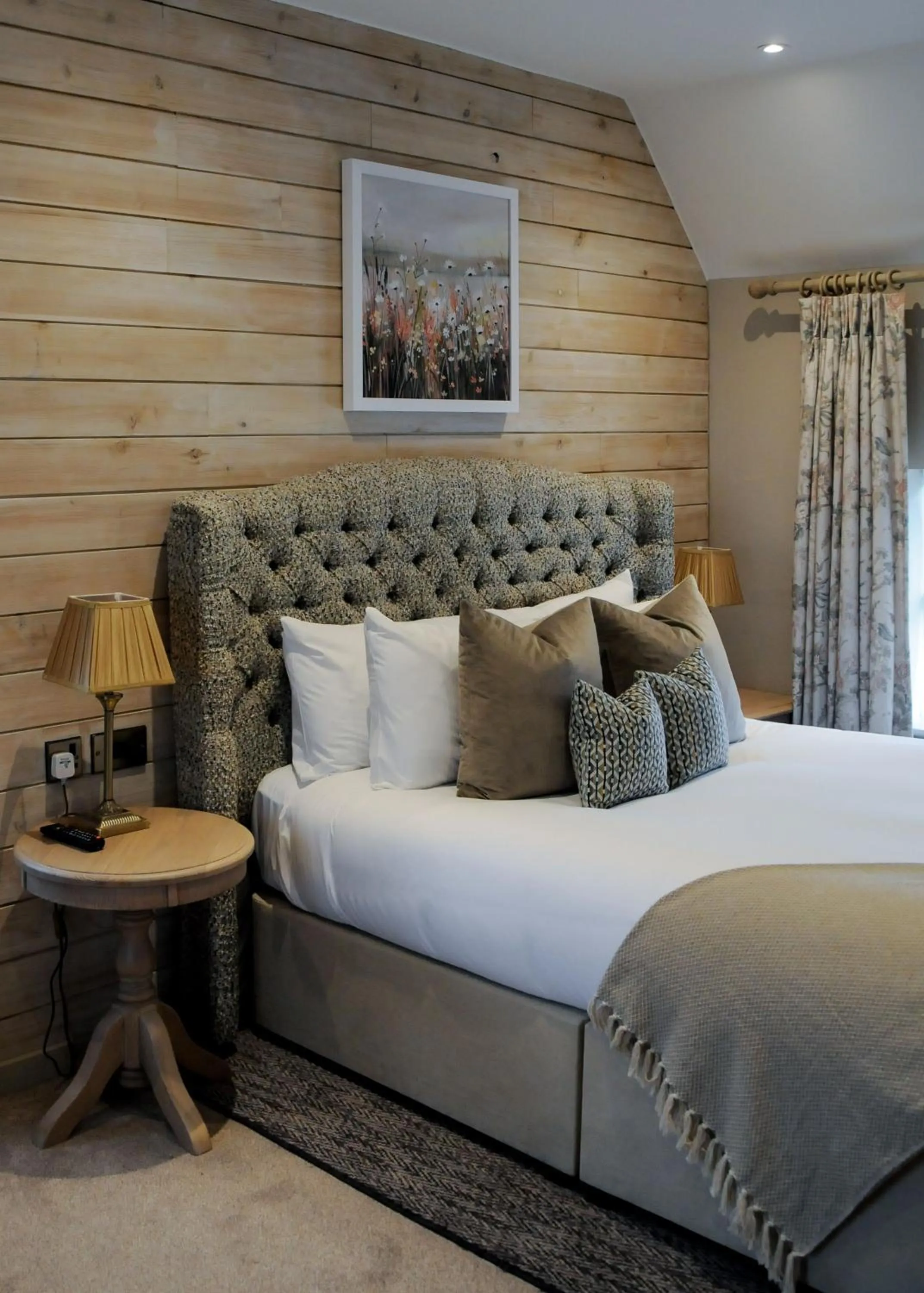 Bed in The Lion at Malpas