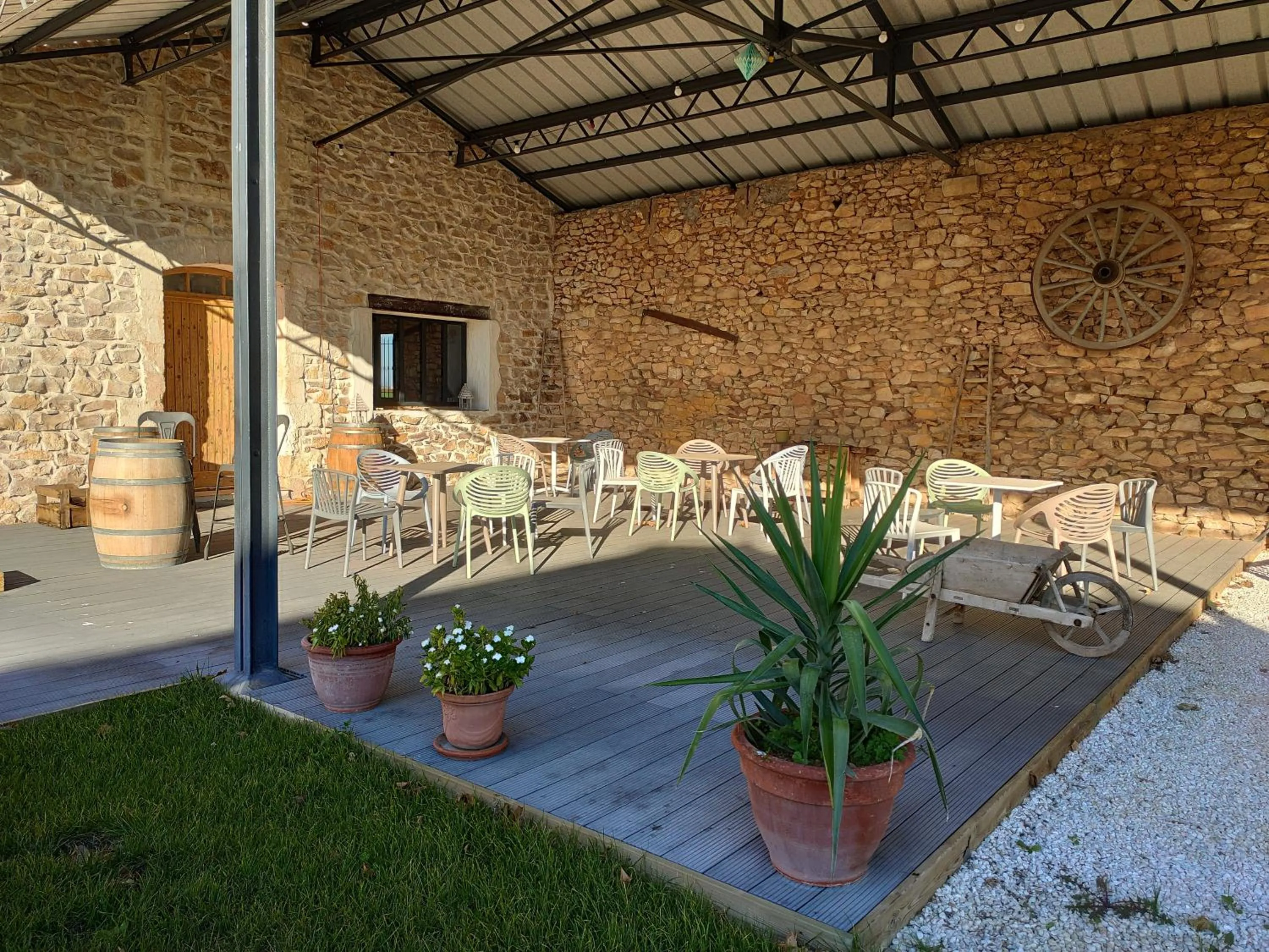 Garden in Manoir du Marquis de Montcalm