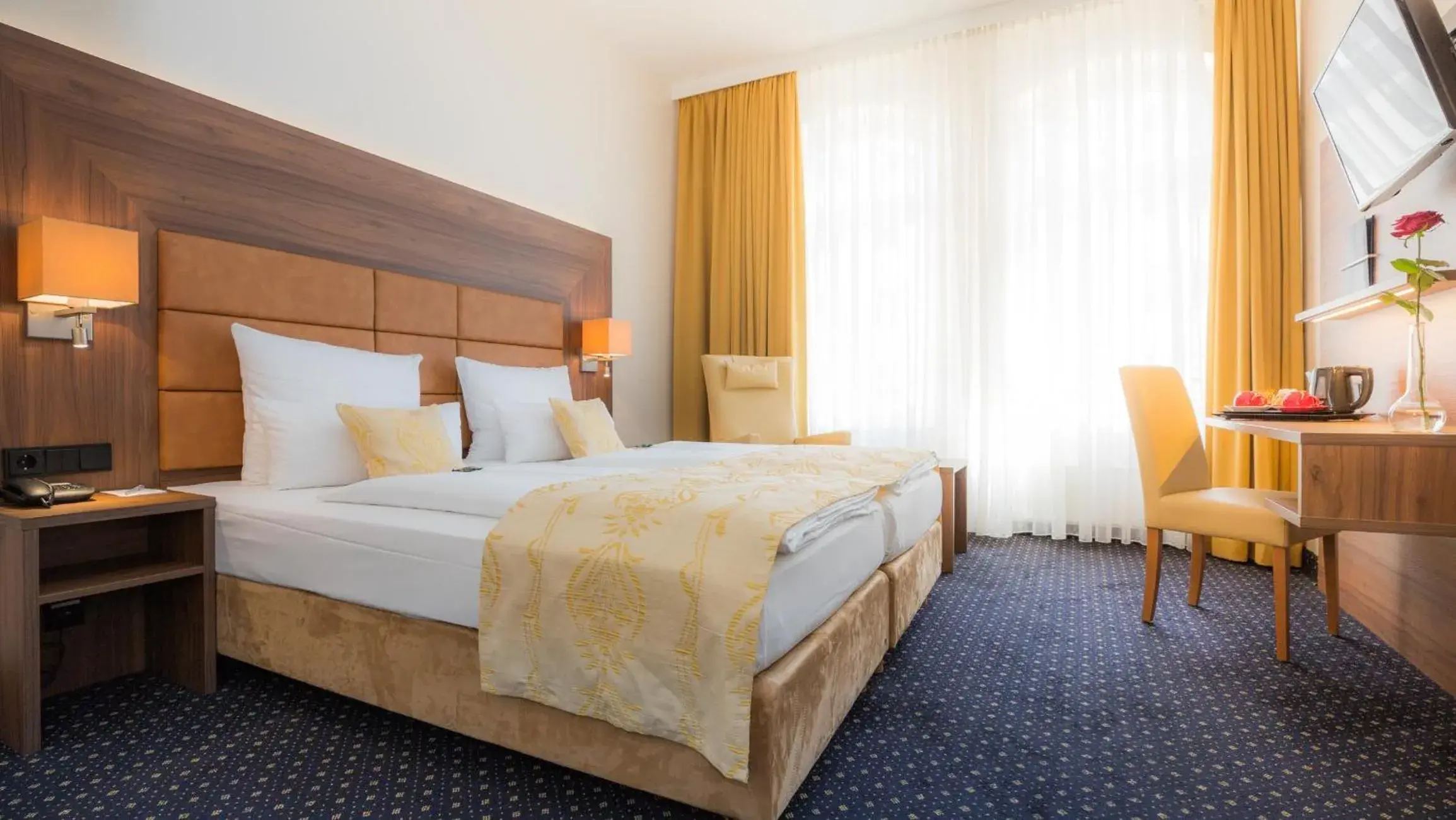 Photo of the whole room, Bed in Hotel Fürst Bismarck Photo of the whole room, Bed in Hotel Fürst Bismarck