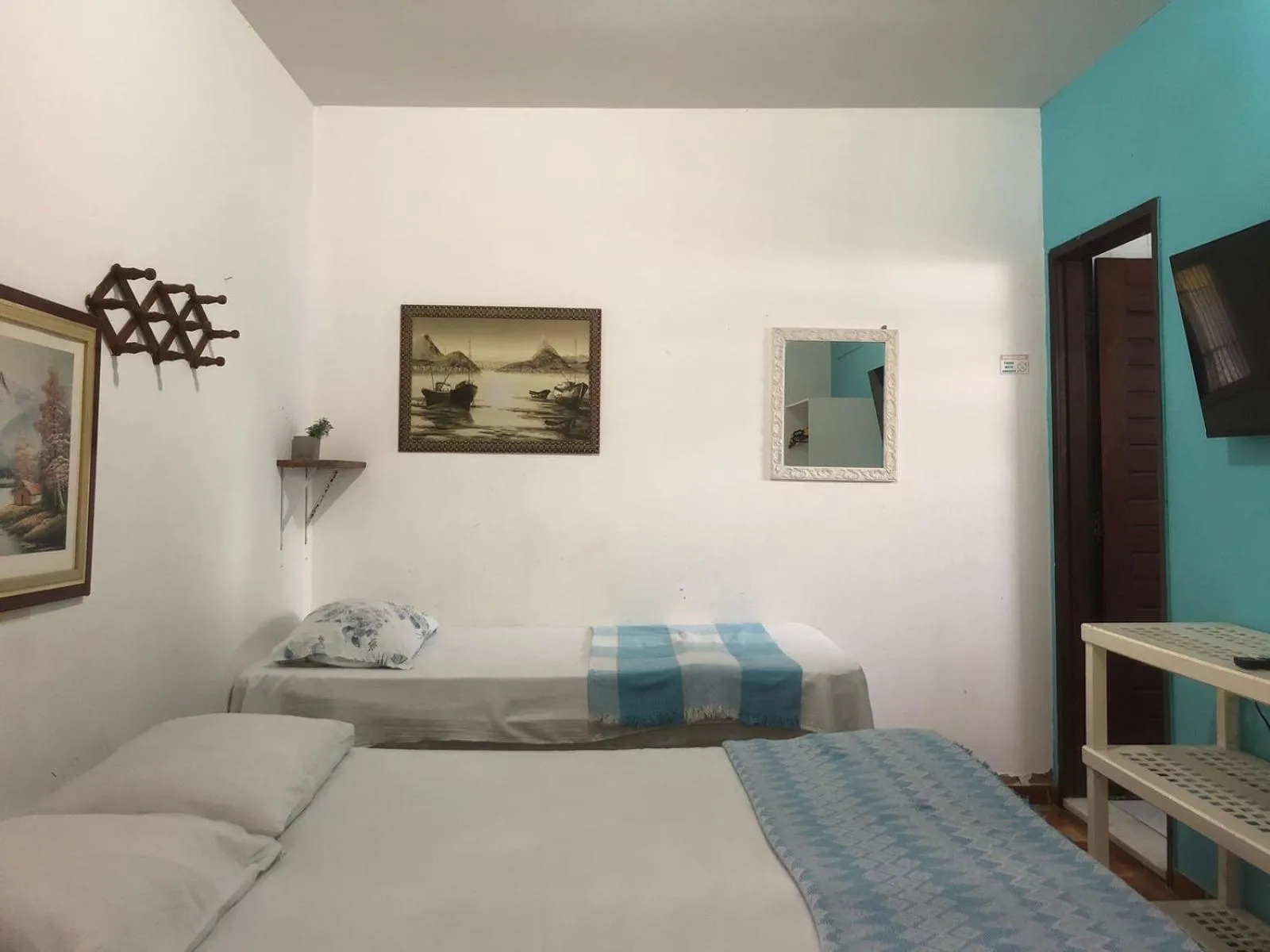 Bed in Regiane Beach Pousada Hostel