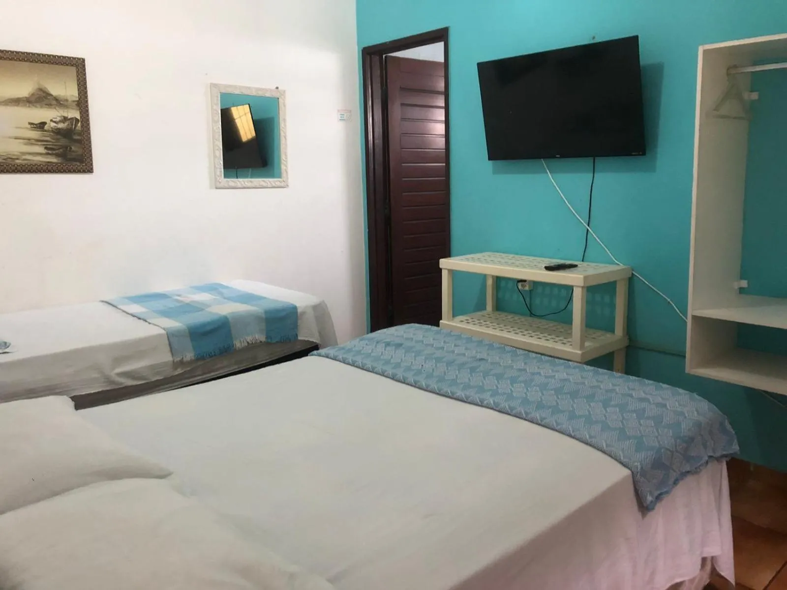 Bed in Regiane Beach Pousada Hostel