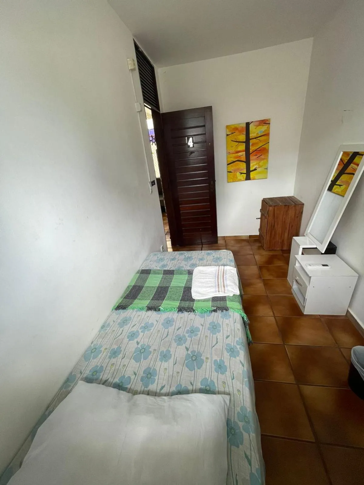 Bed in Regiane Beach Pousada Hostel