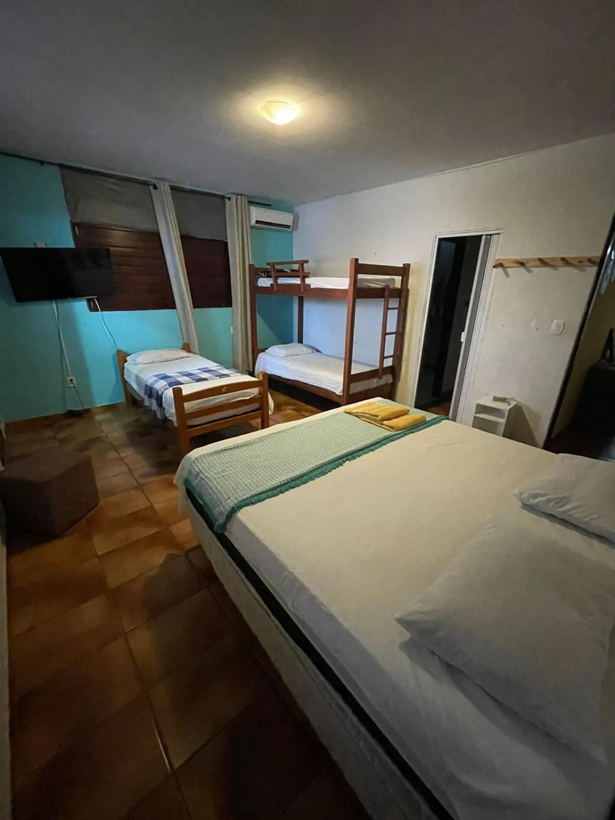 Bed in Regiane Beach Pousada Hostel