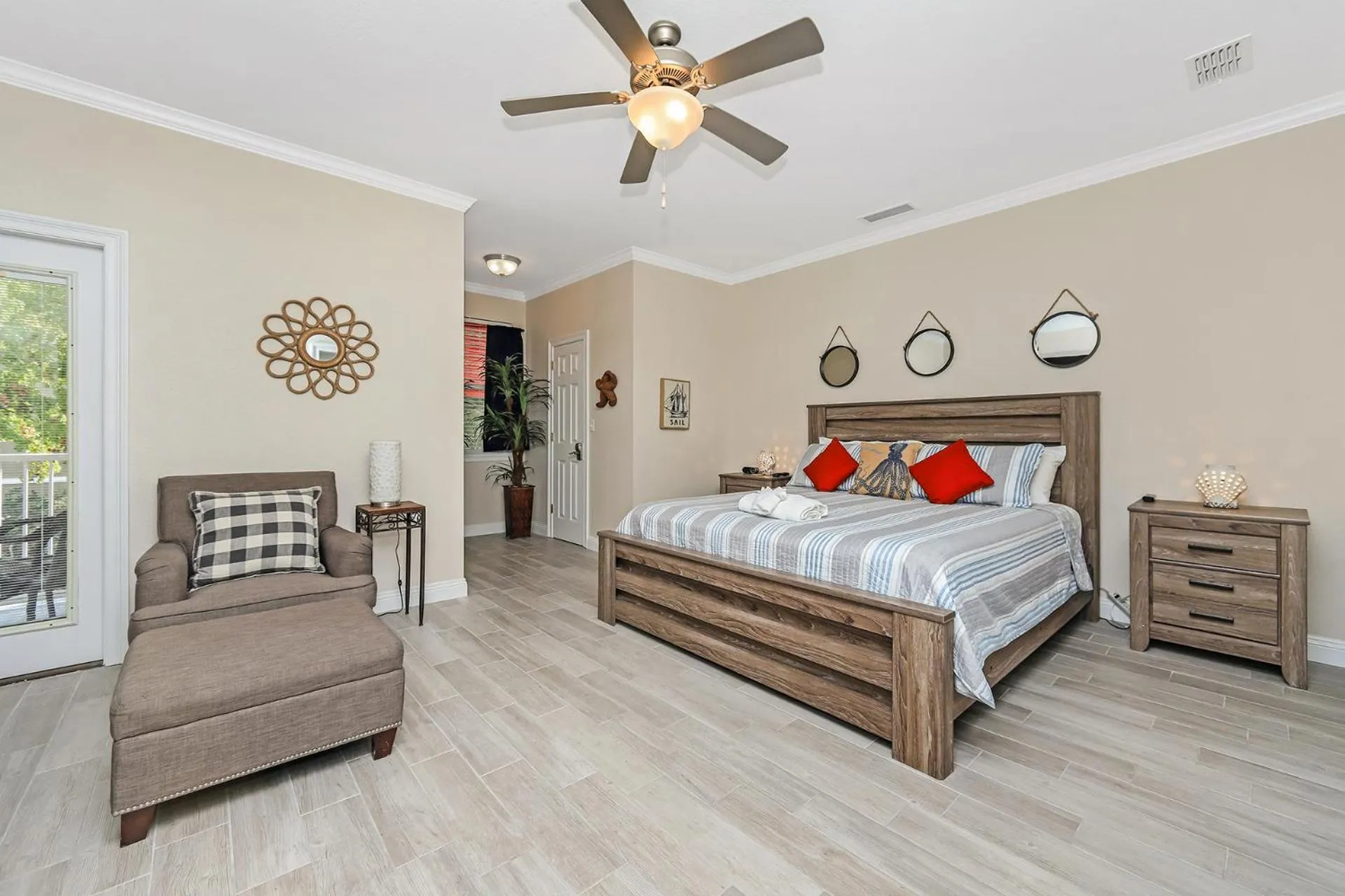 Bedroom, Bed in Village Retreat