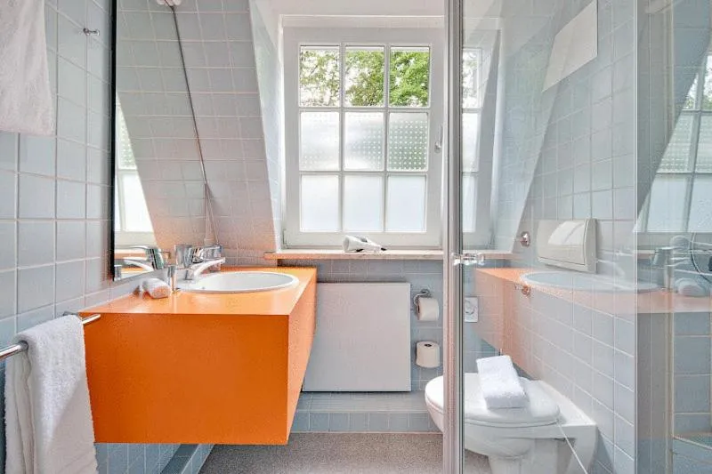 Bathroom in Das Gästehaus der Elb Lounge "Self Check In"