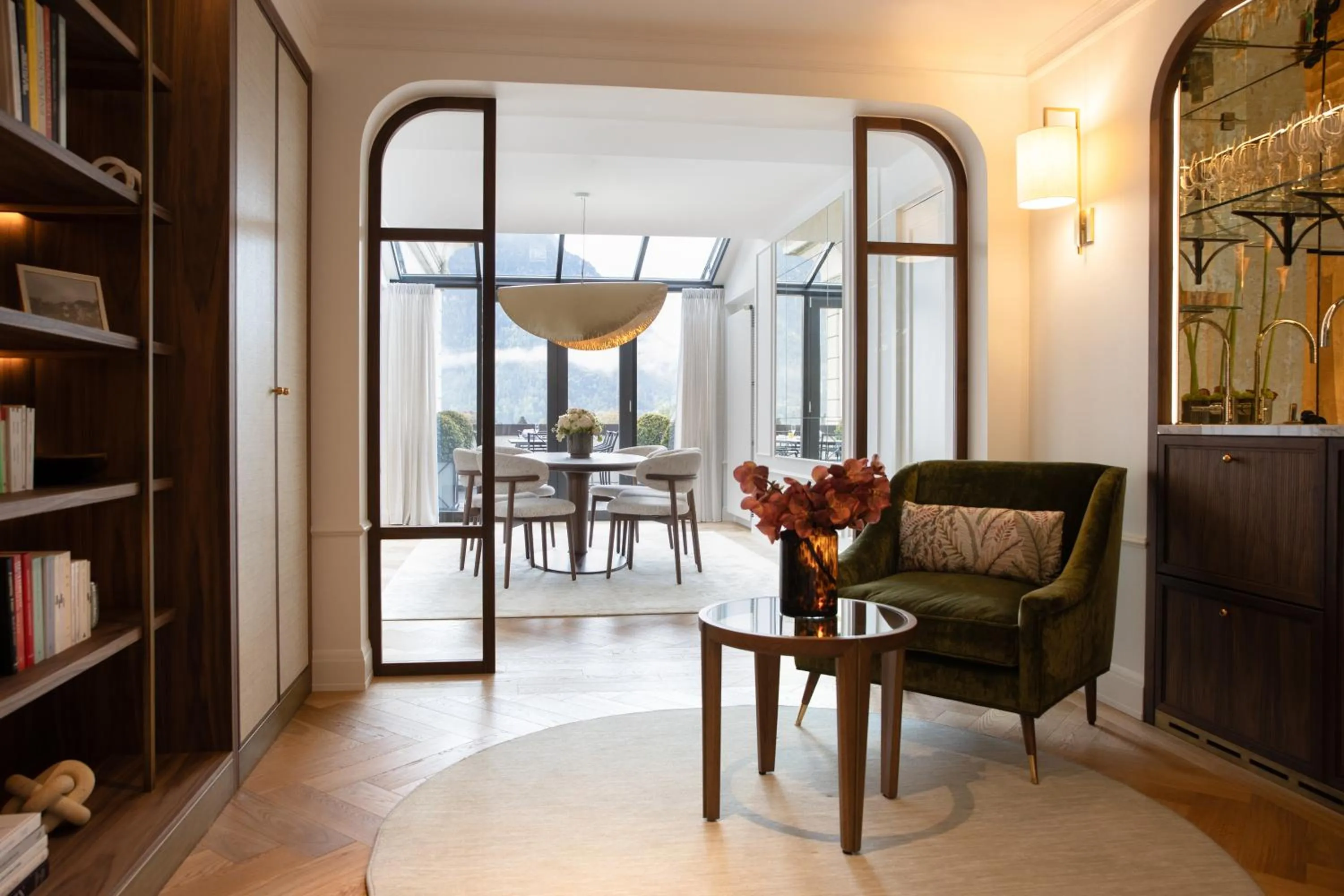 Seating area in Victoria Jungfrau Grand Hotel & Spa