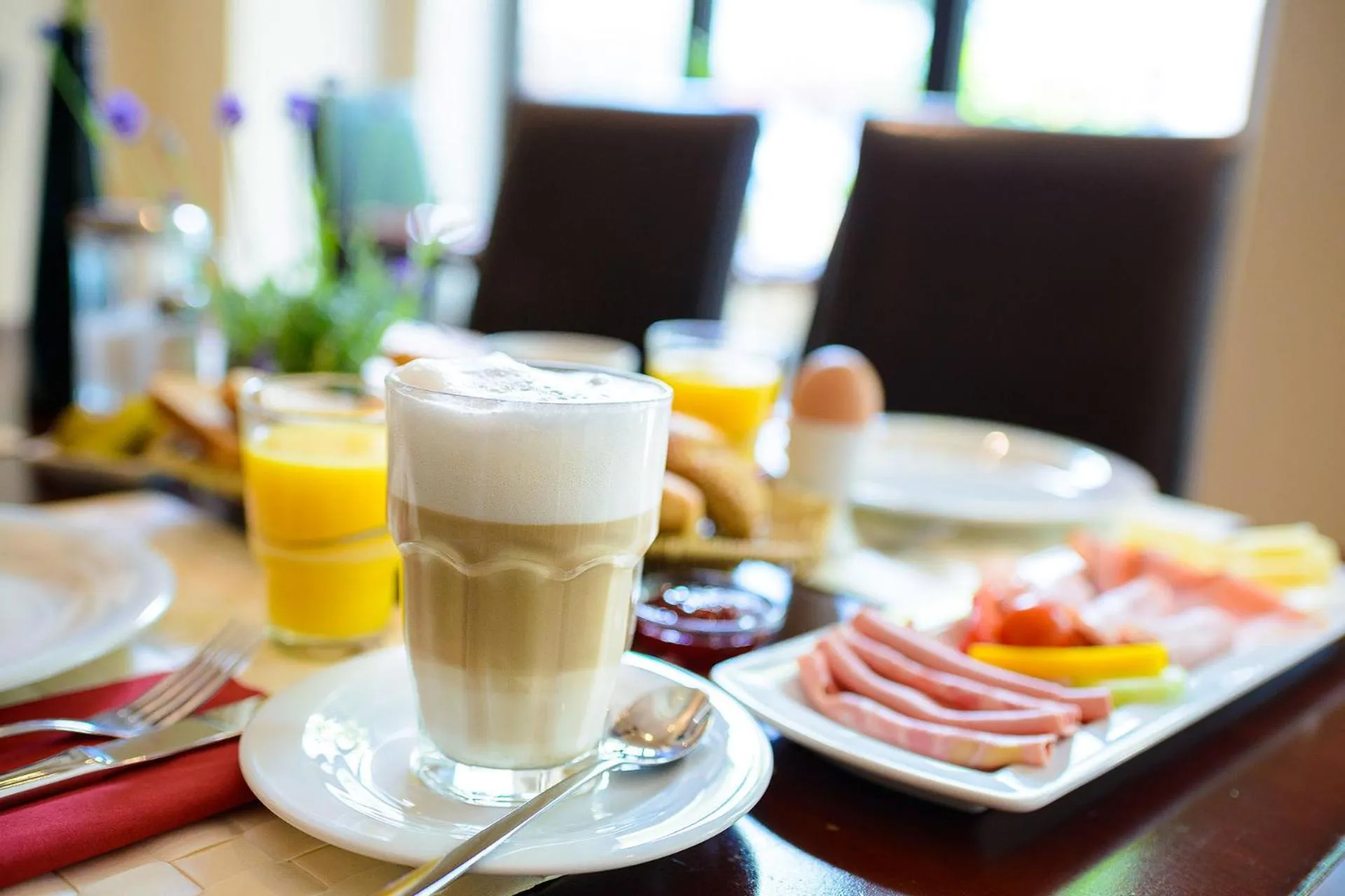 Food close-up in Hotel de France Wiesbaden City