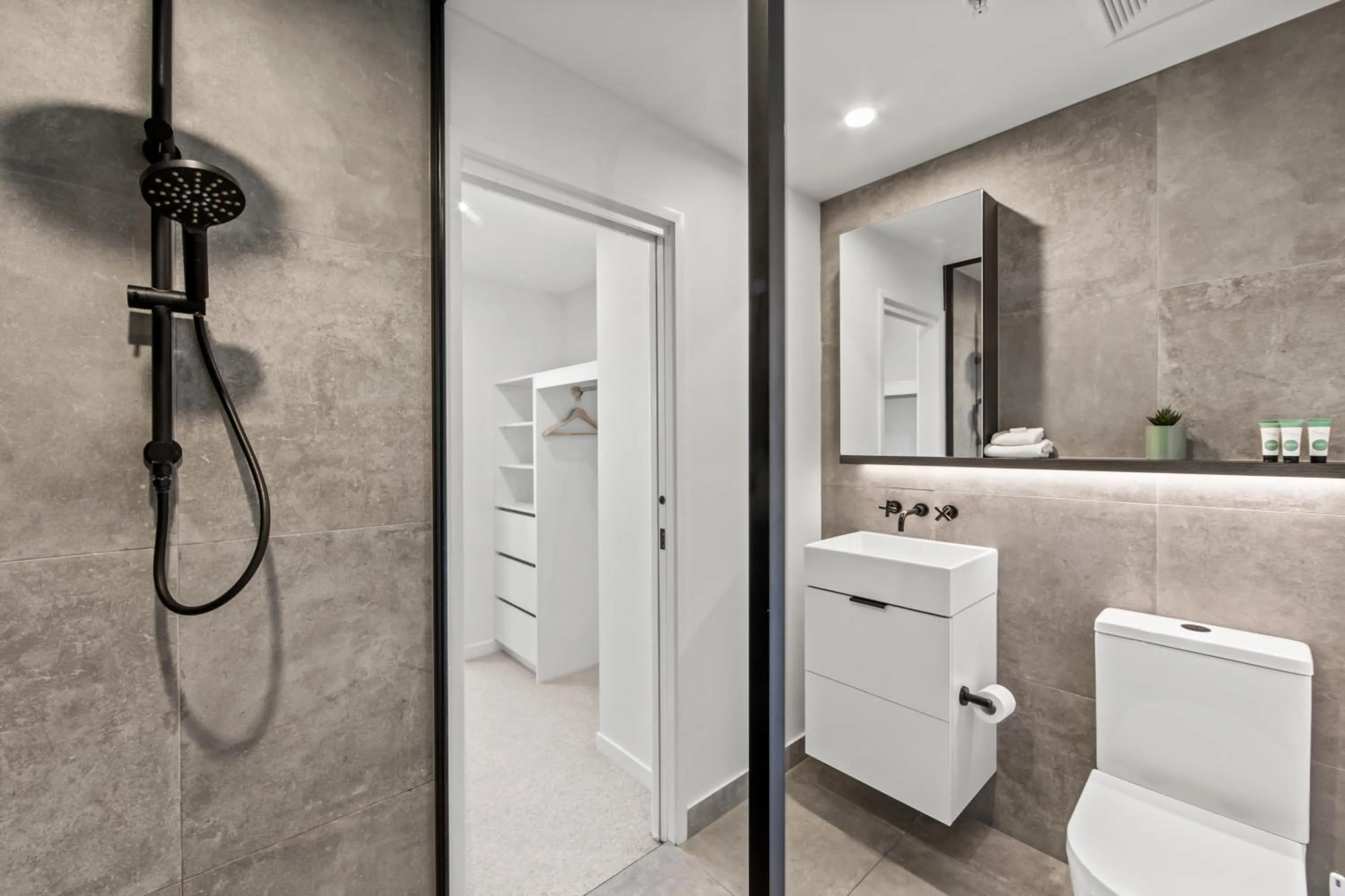 Shower in Fortitude Valley Apartments by CLLIX