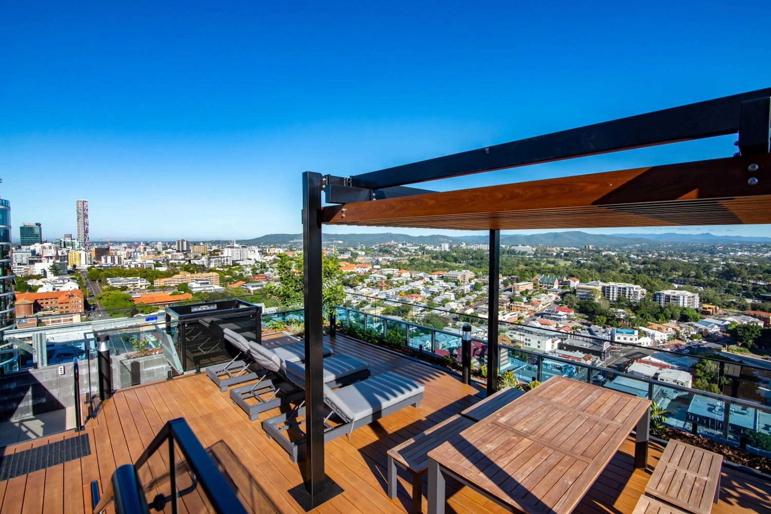 Balcony/Terrace in Fortitude Valley Apartments by CLLIX