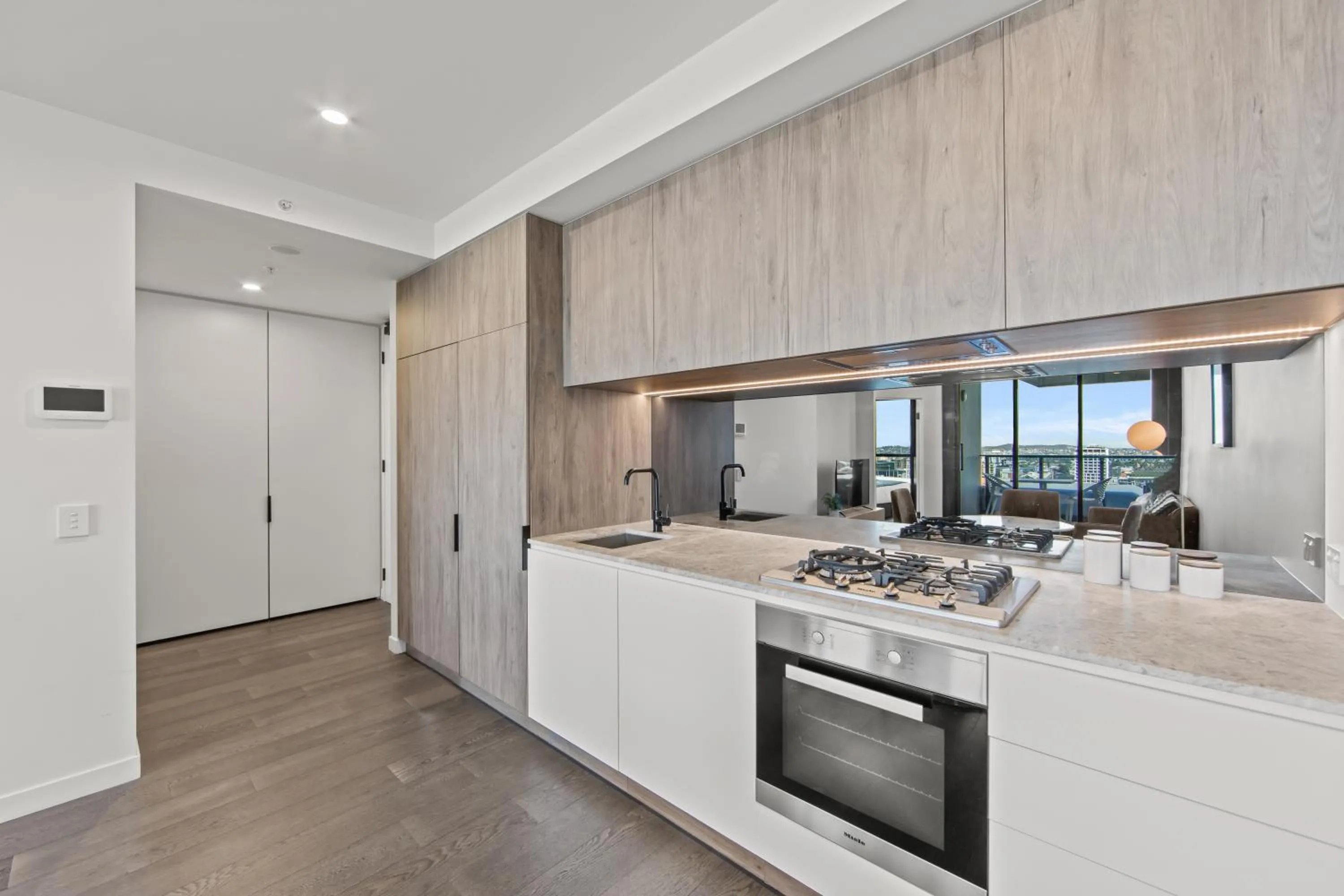 Kitchen or kitchenette in Fortitude Valley Apartments by CLLIX