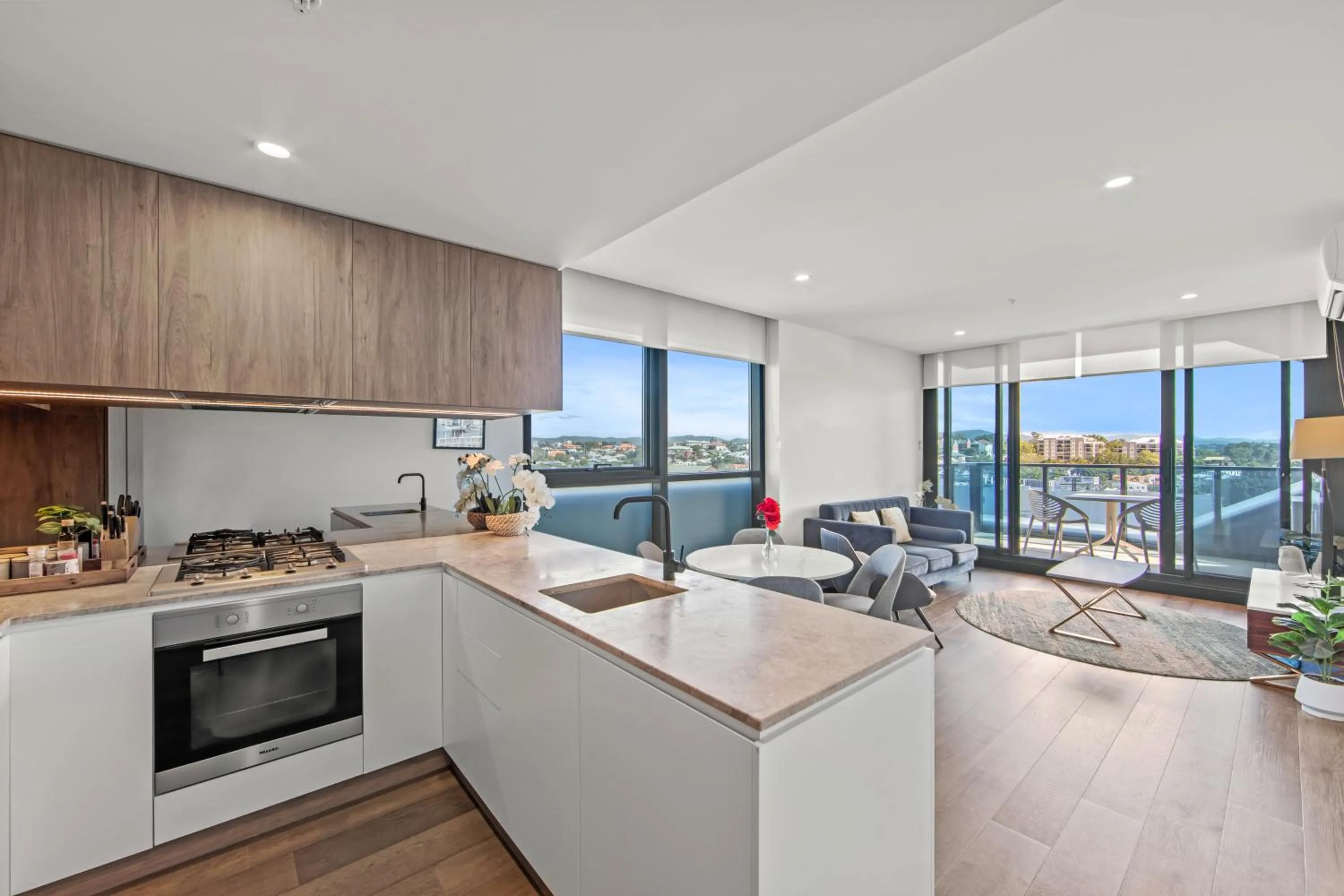 Kitchen or kitchenette in Fortitude Valley Apartments by CLLIX