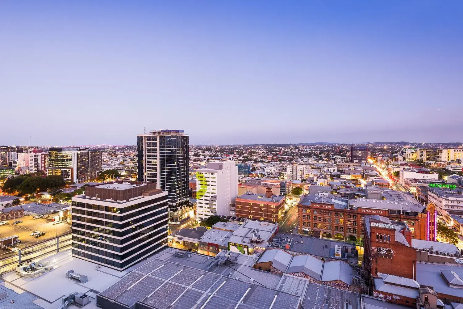 City view in Fortitude Valley Apartments by CLLIX City view in Fortitude Valley Apartments by CLLIX