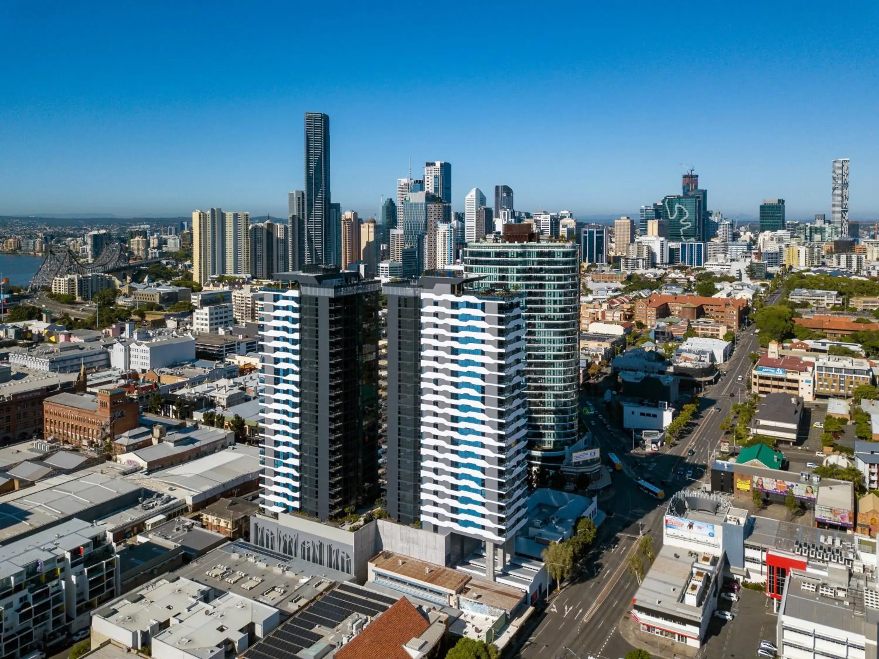 Property building in Fortitude Valley Apartments by CLLIX Property building in Fortitude Valley Apartments by CLLIX