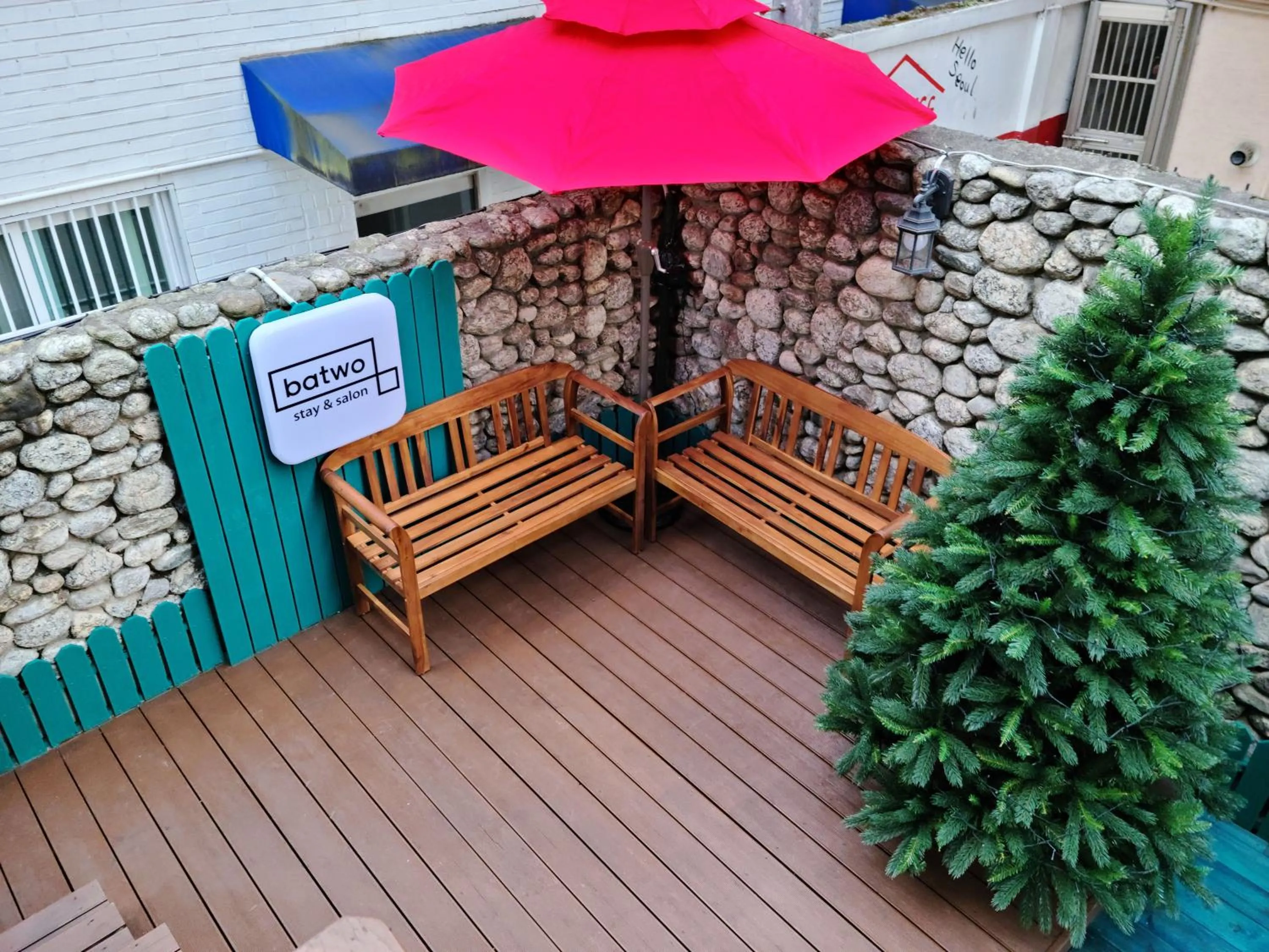 Patio in Batwo Stay - For foreigners only