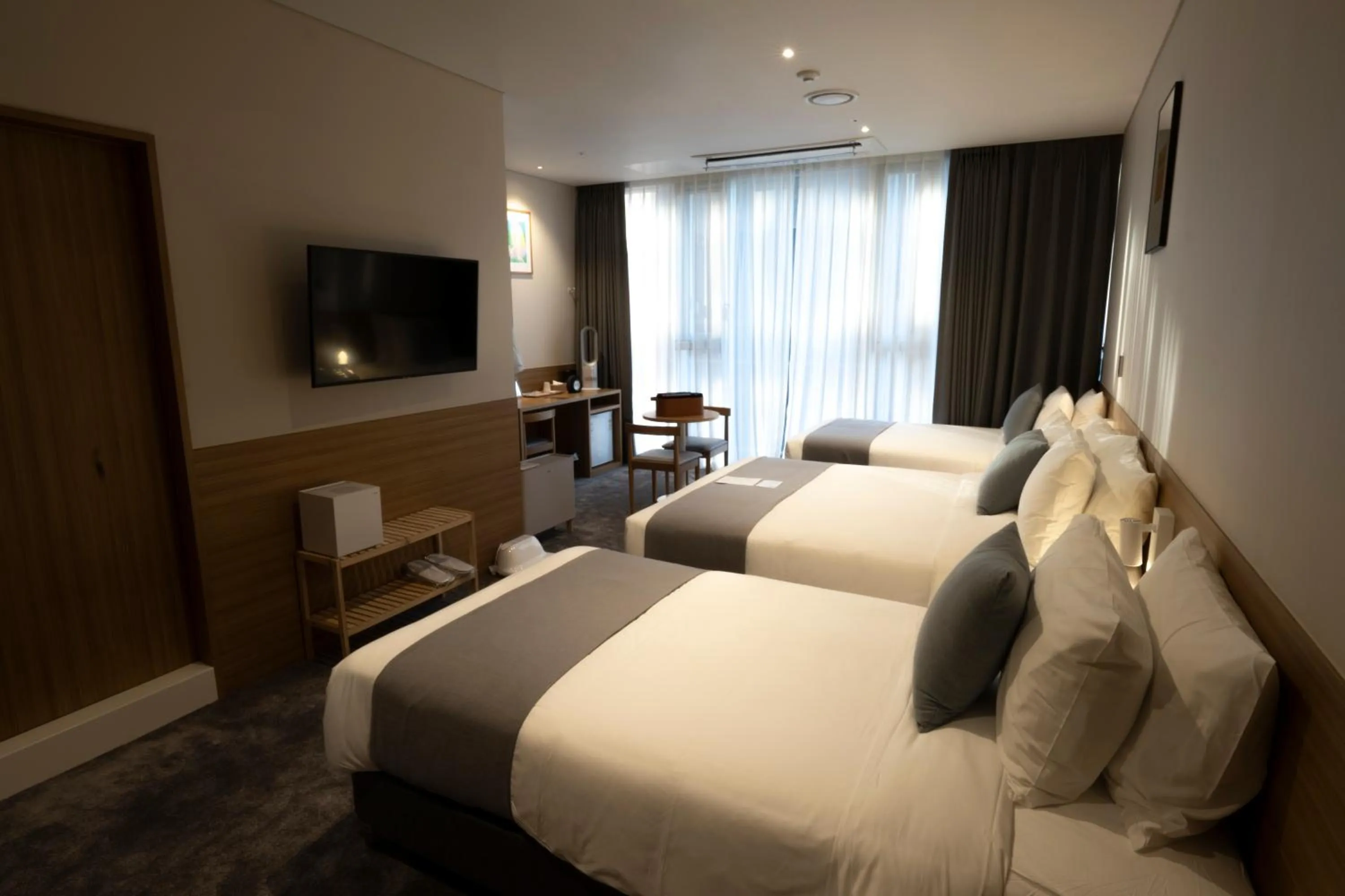 Bed in Sangsang Stay Busan