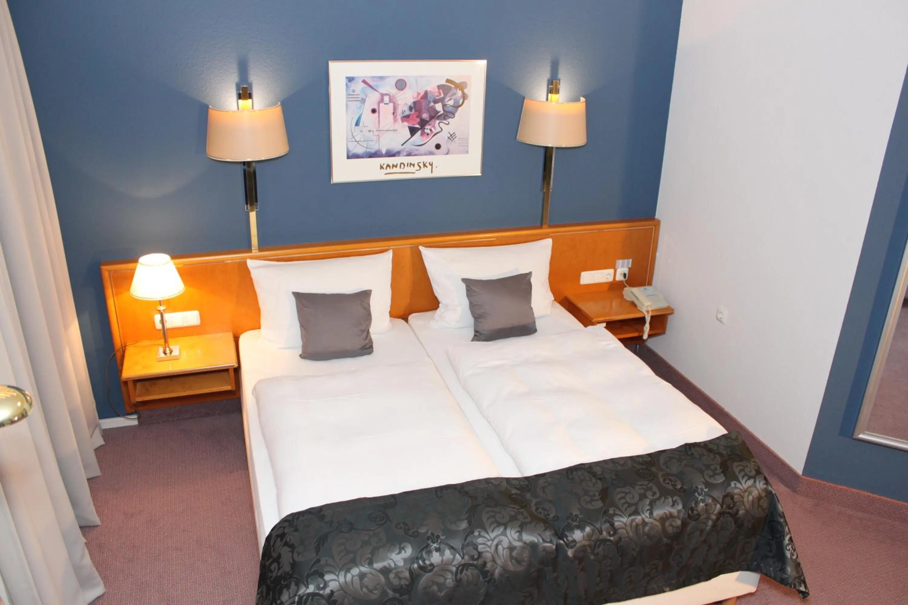 Photo of the whole room, Bed in Grunau Hotel
