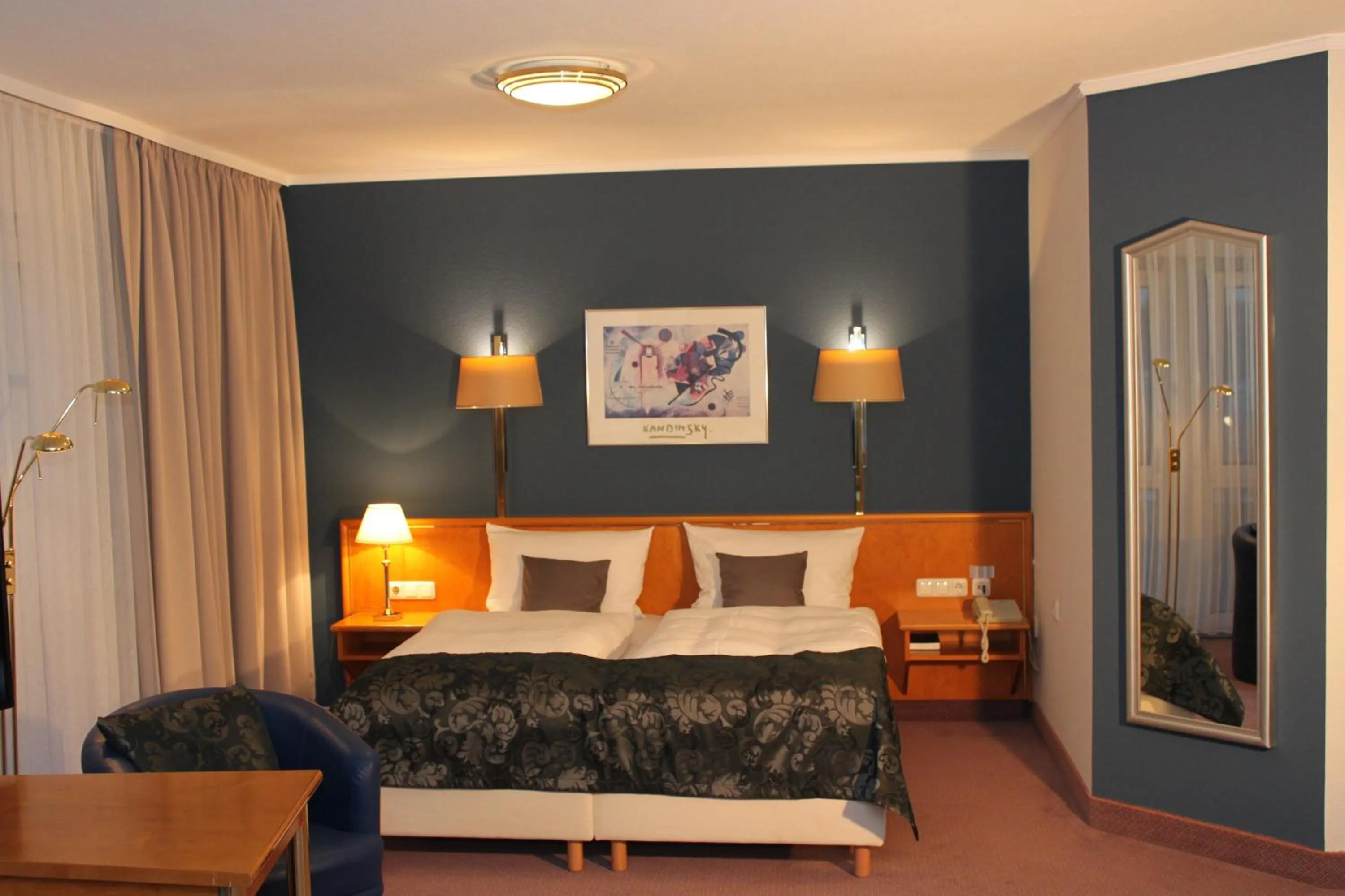 Photo of the whole room, Bed in Grunau Hotel