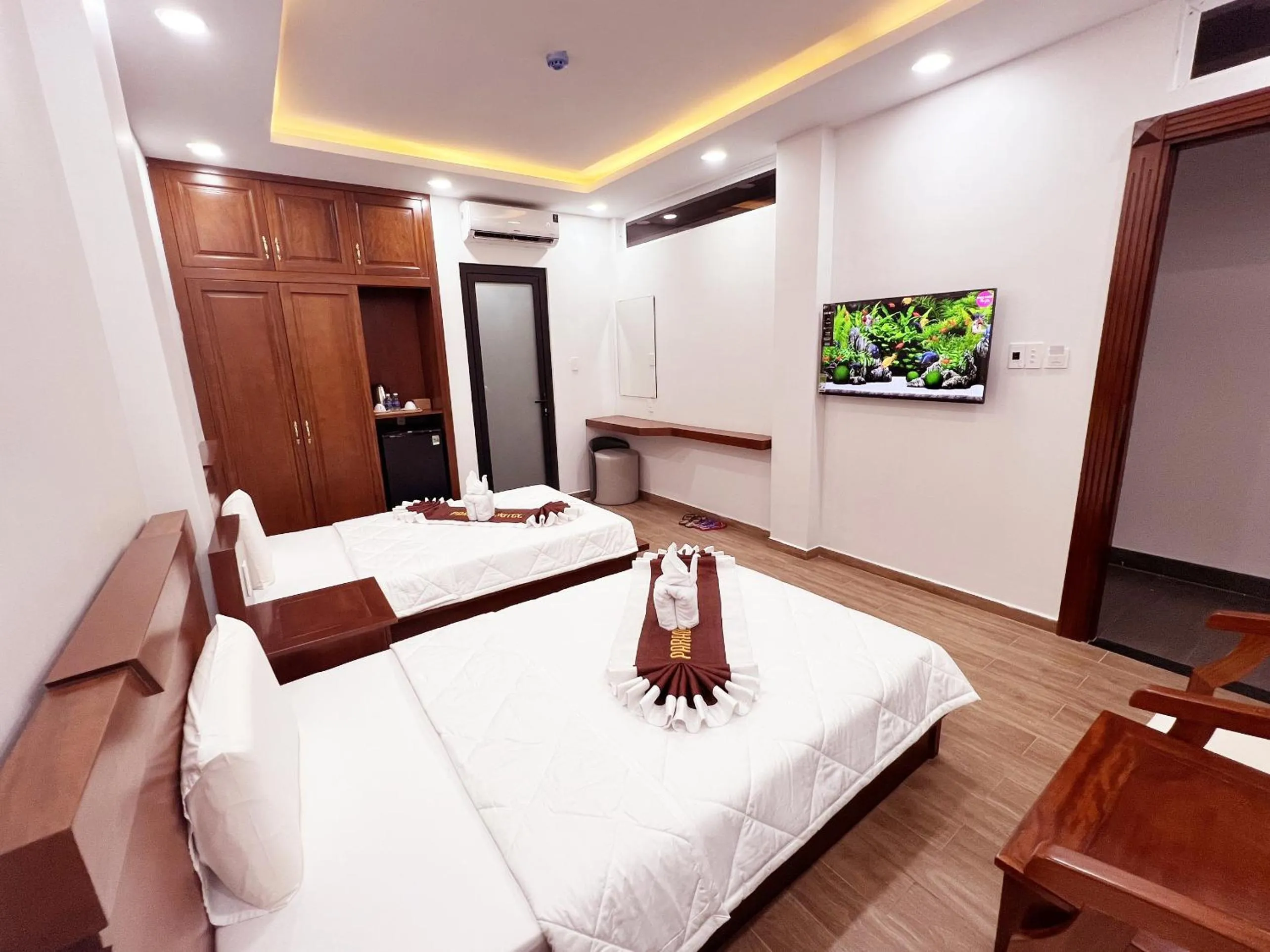 Photo of the whole room, Bed in Paradise Cu Chi Hotel