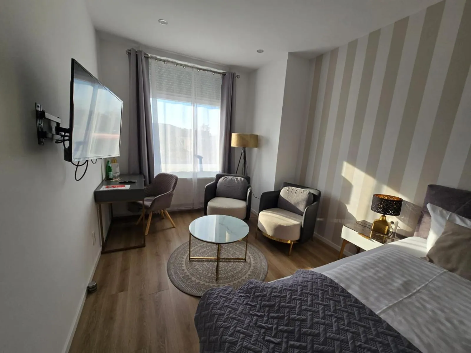 Bed in Hotel Kronprinz