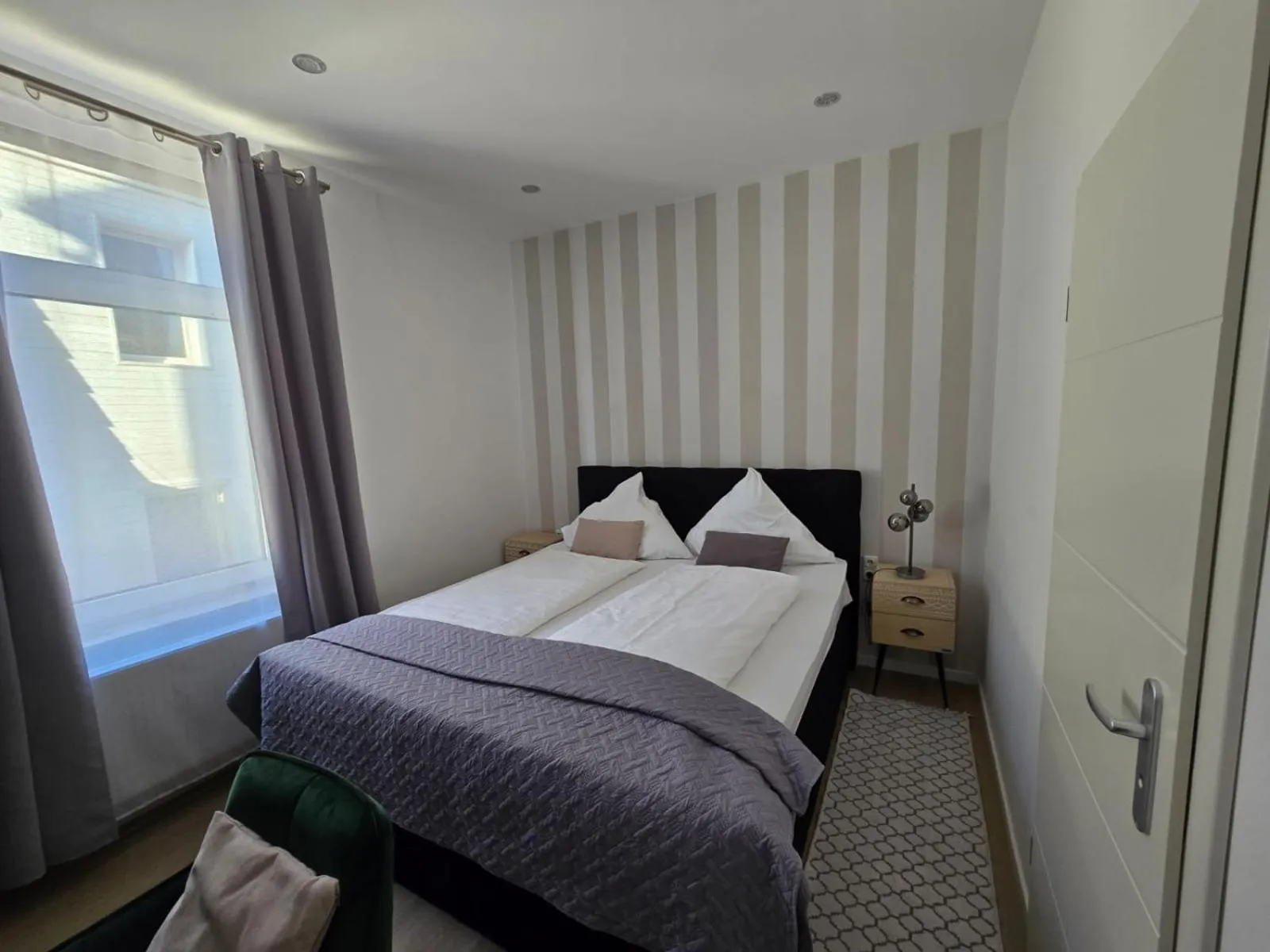 Bed in Hotel Kronprinz