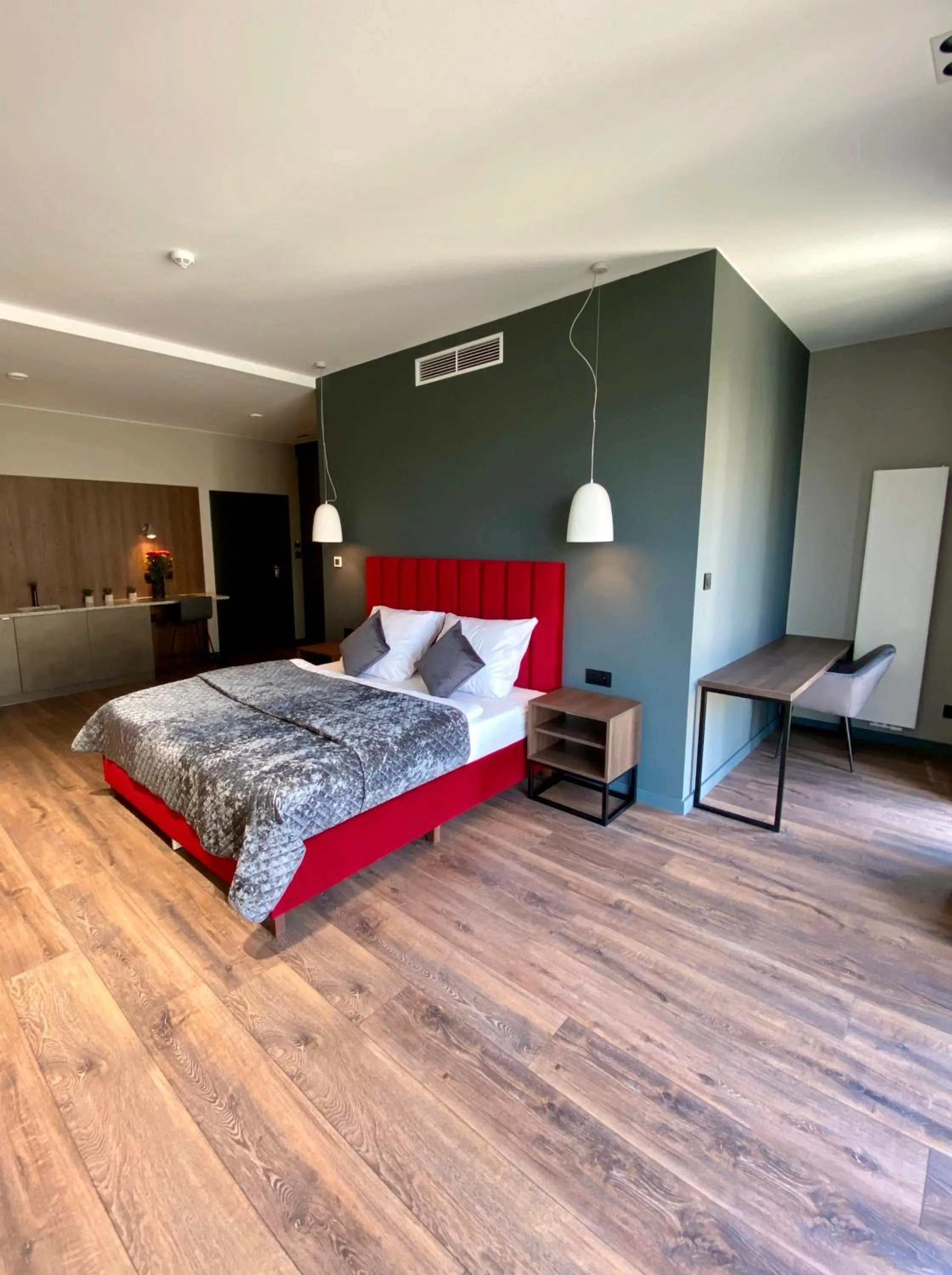 Bed in Aparts Hotel Radom