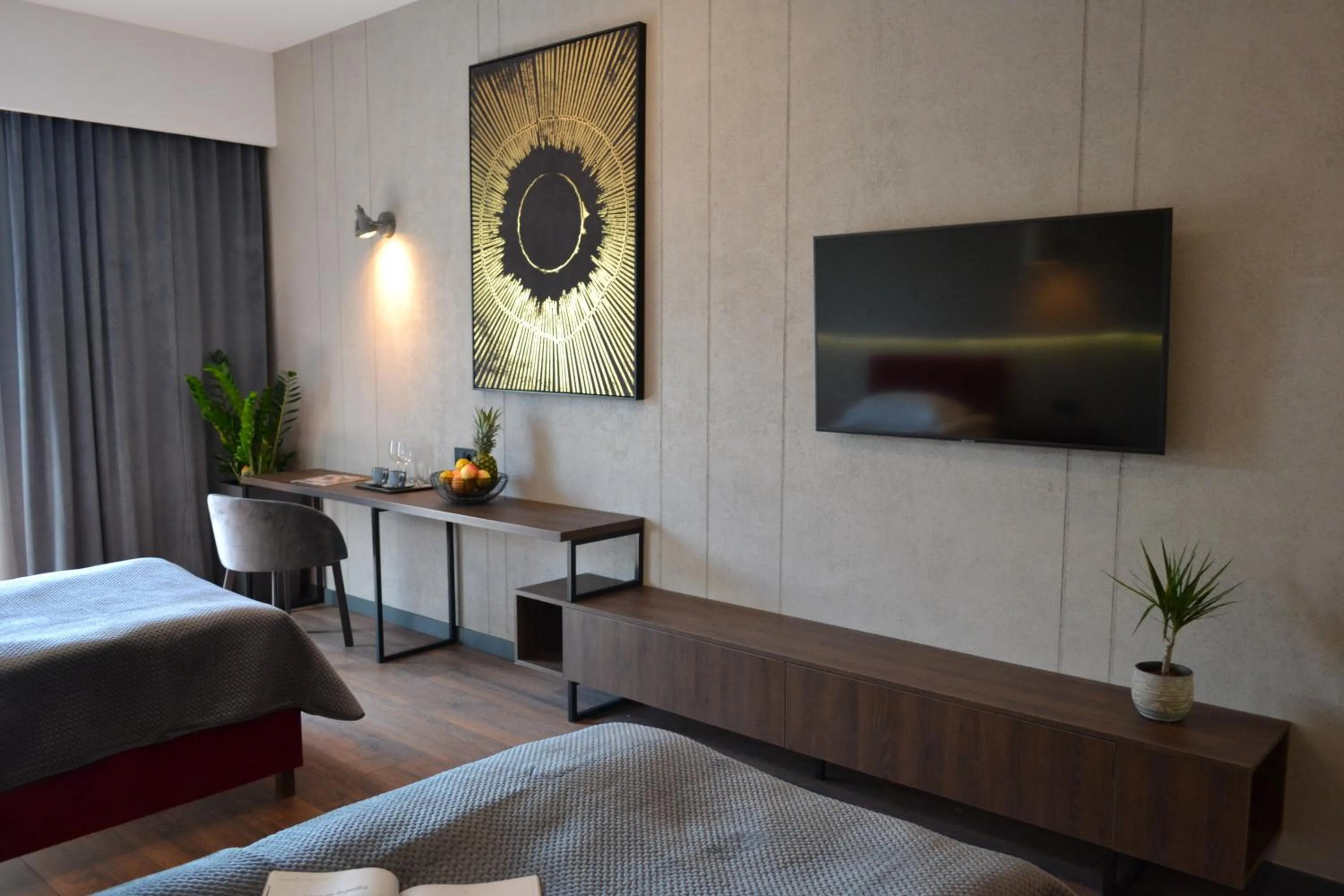 Bed in Aparts Hotel Radom