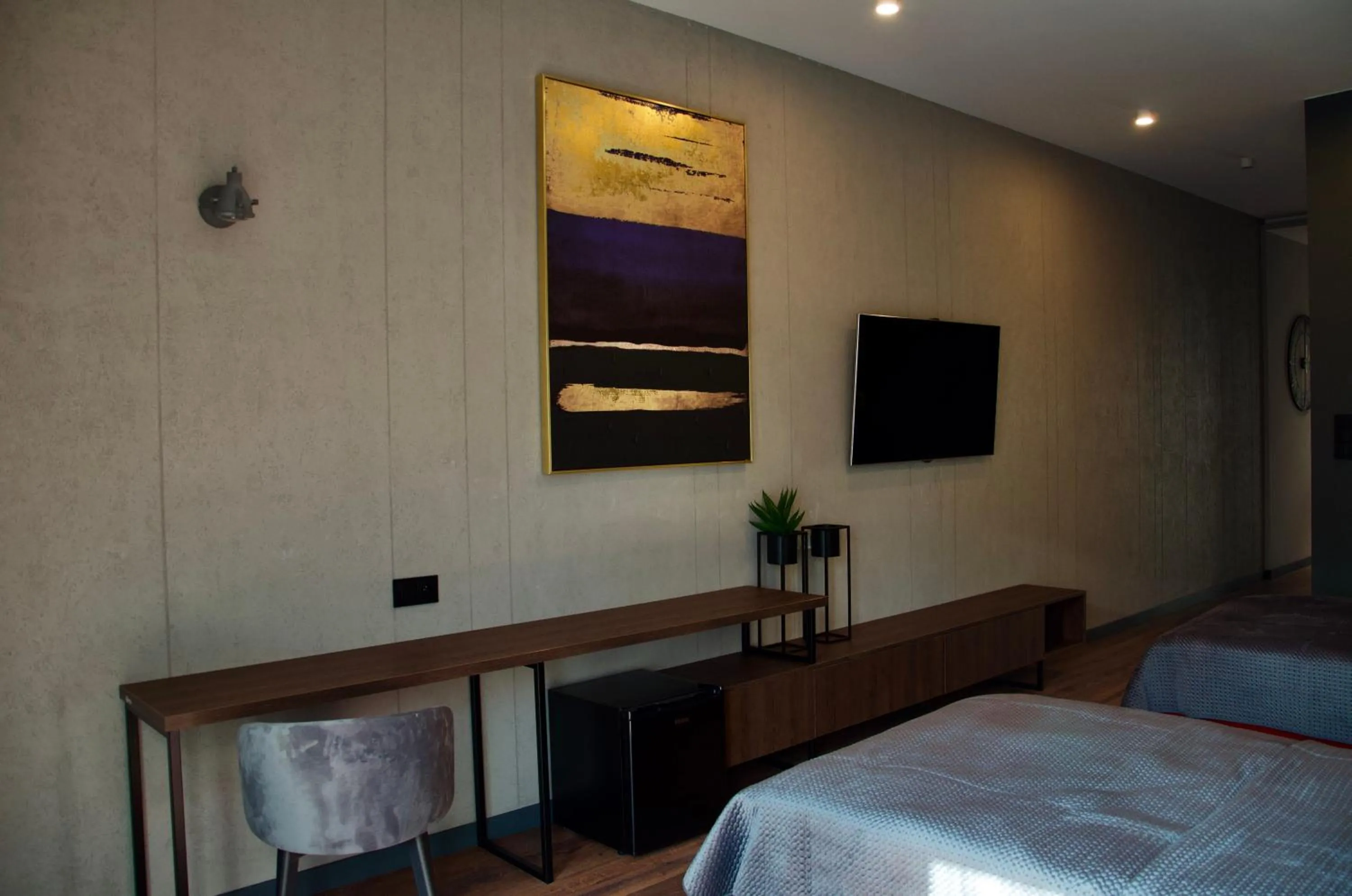 Bed in Aparts Hotel Radom