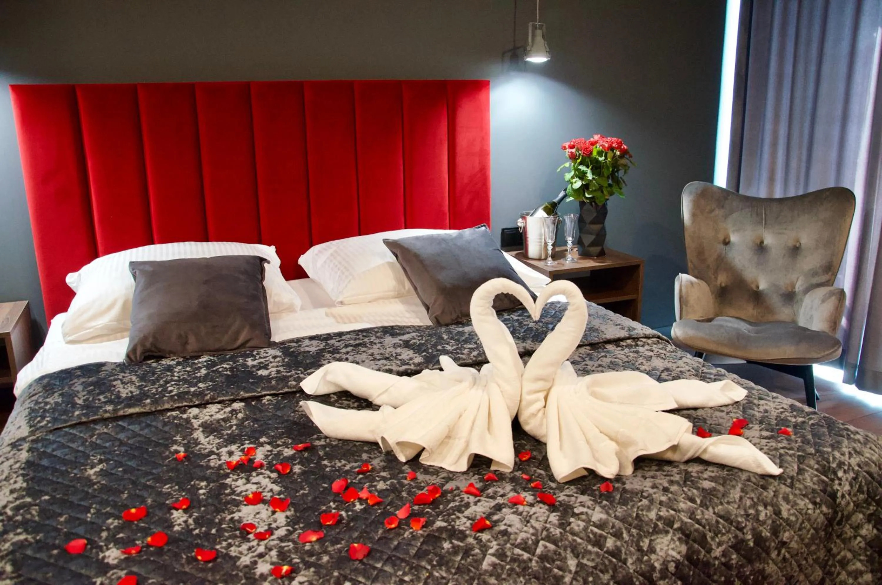 Bed in Aparts Hotel Radom