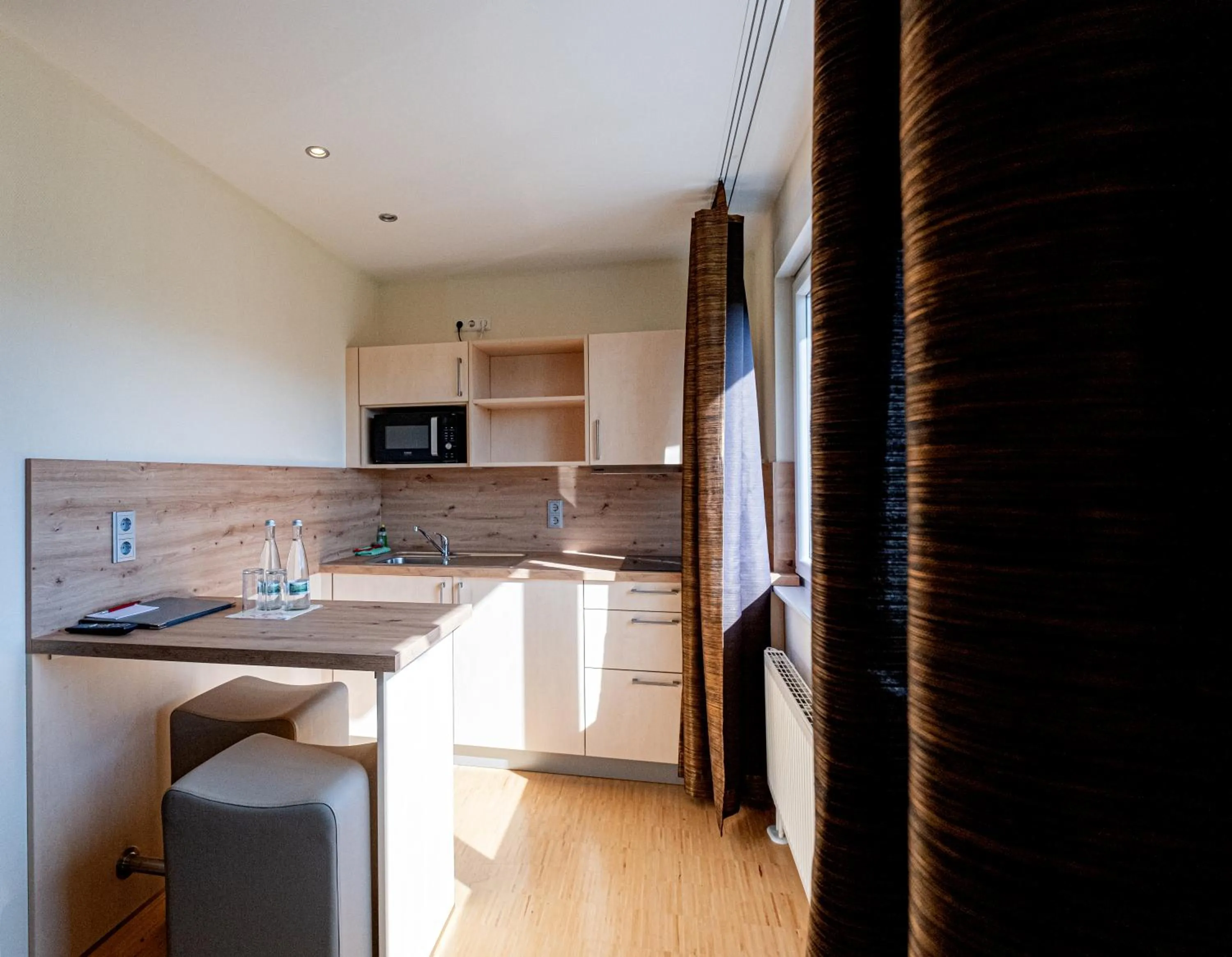 Kitchen or kitchenette in Hotel Am Froschbächel