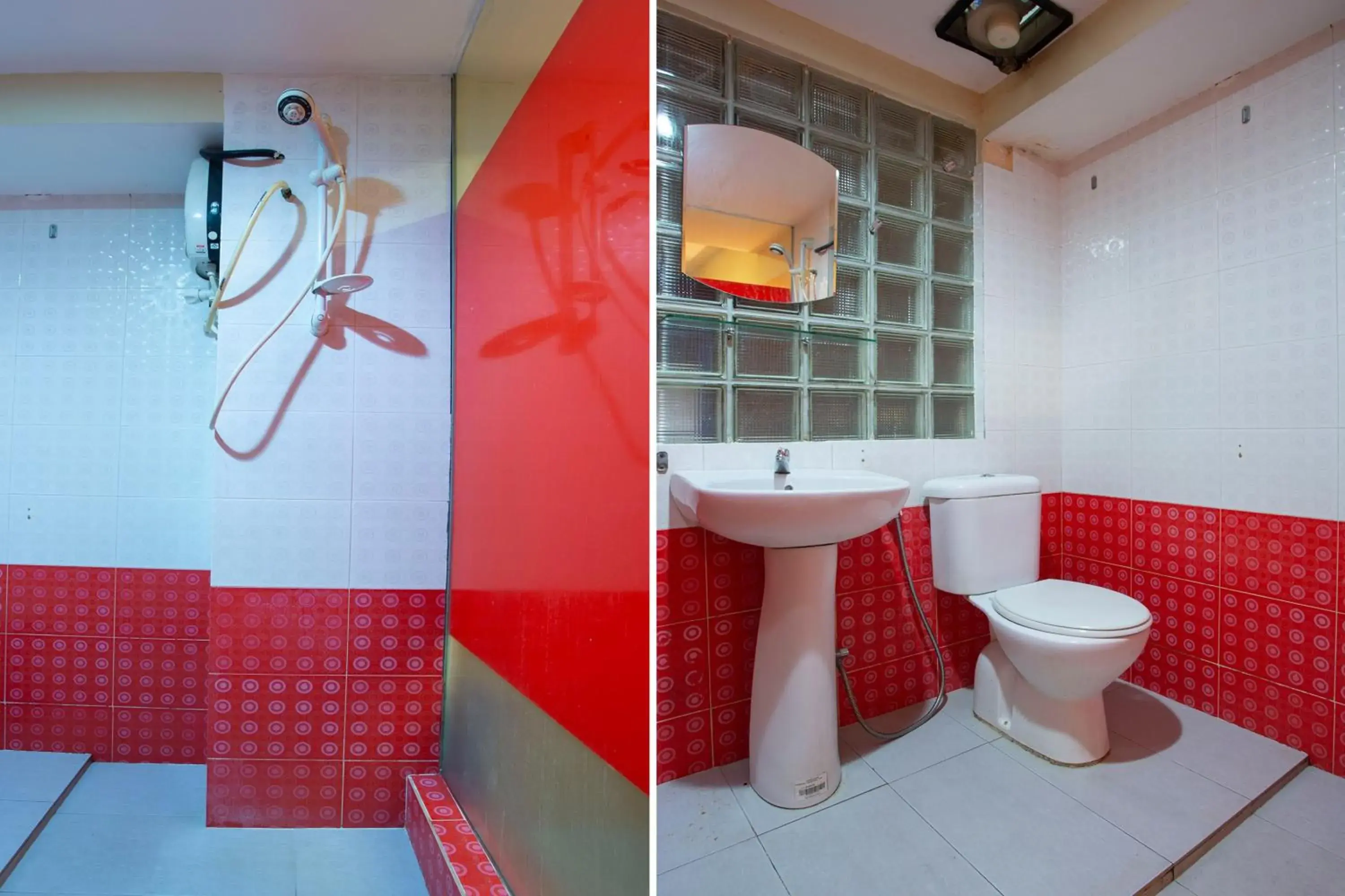 Bathroom in Super OYO Capital O 90125 Hotel Grand Orchard