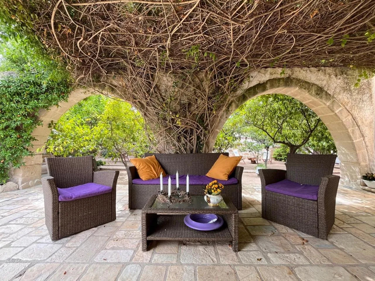 Patio in Antica Casina B&B di Charme