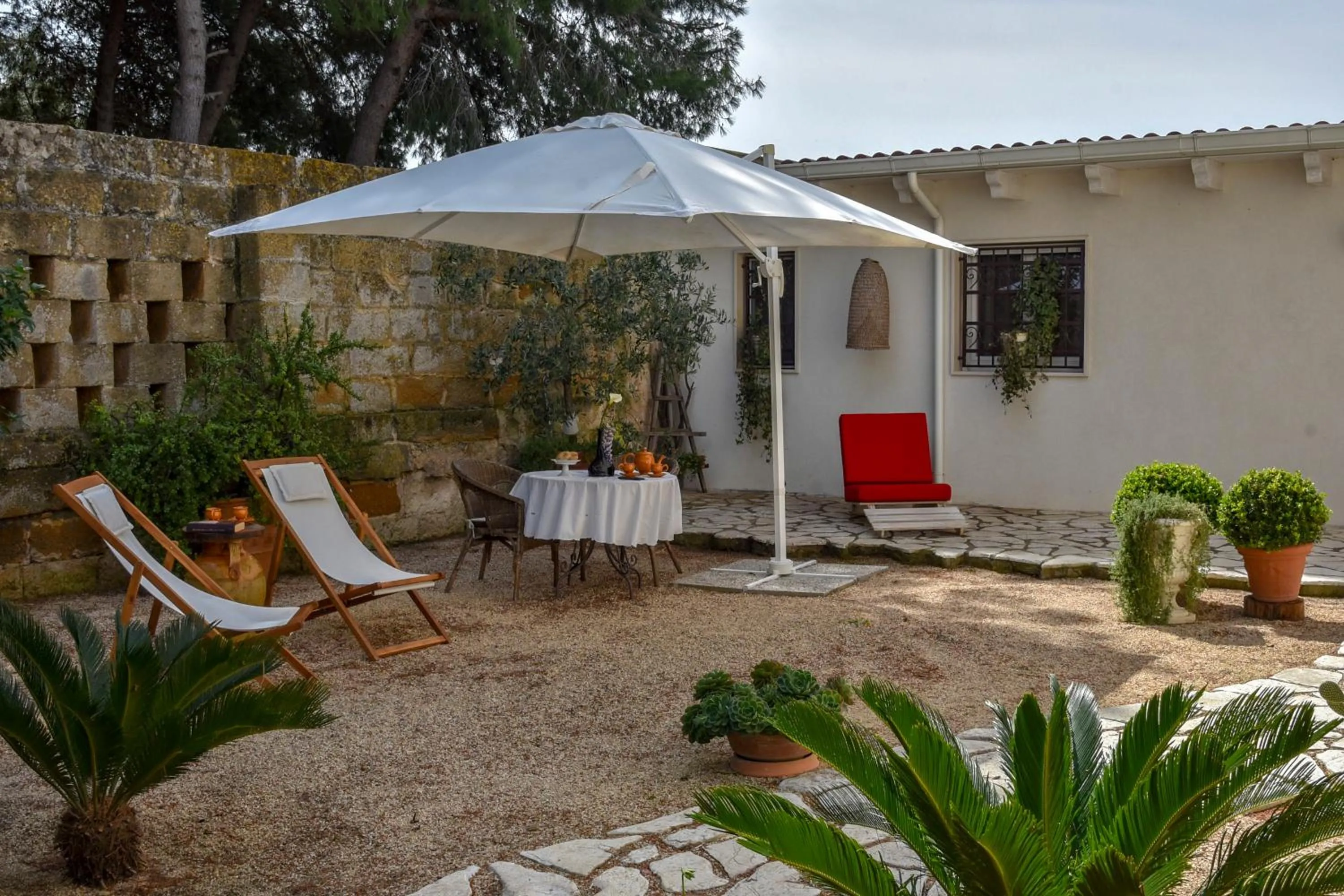 Patio in Antica Casina B&B di Charme