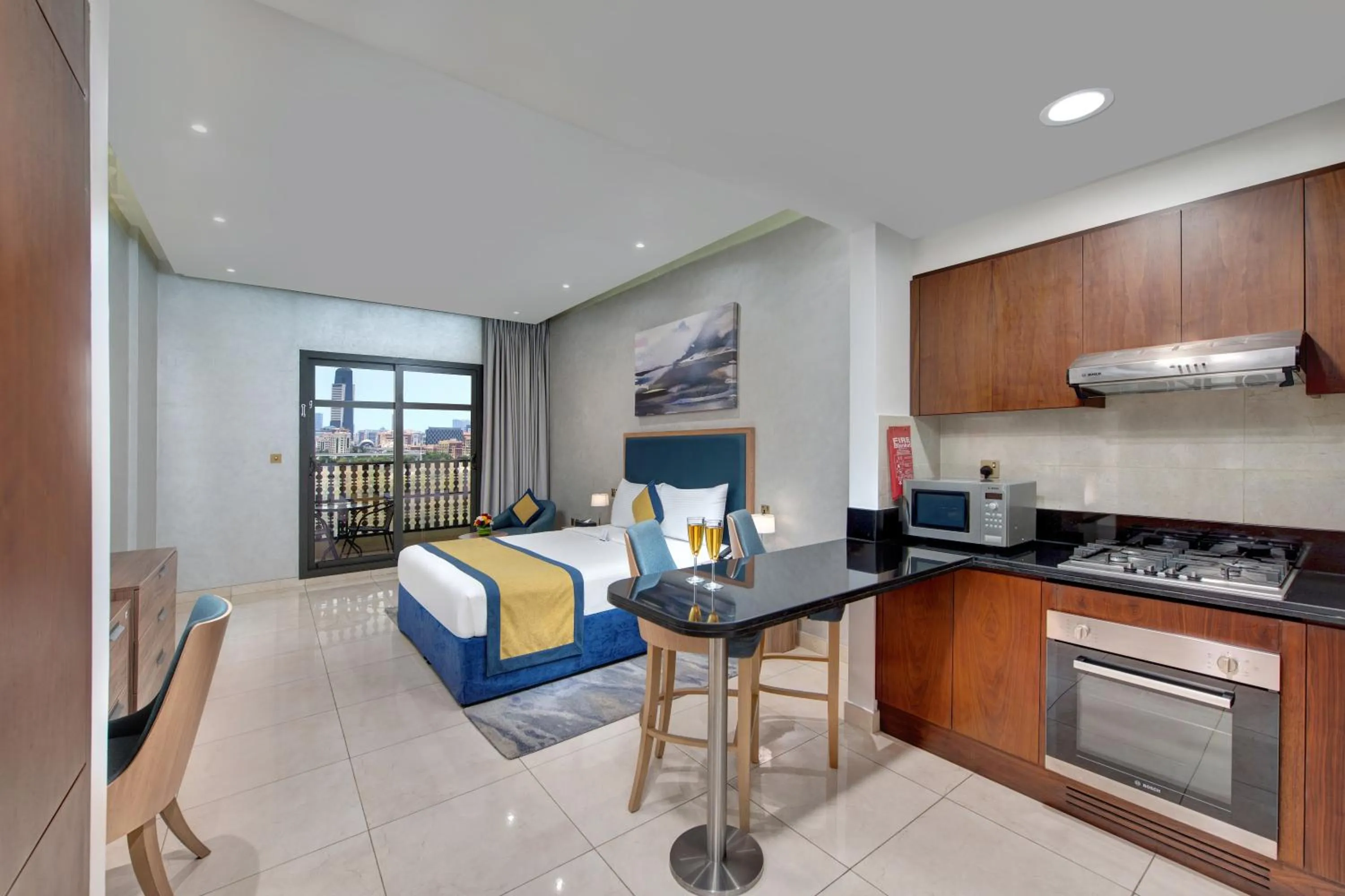 Bedroom in SUHA Creek Hotel Apartment, Waterfront Jaddaf, Dubai