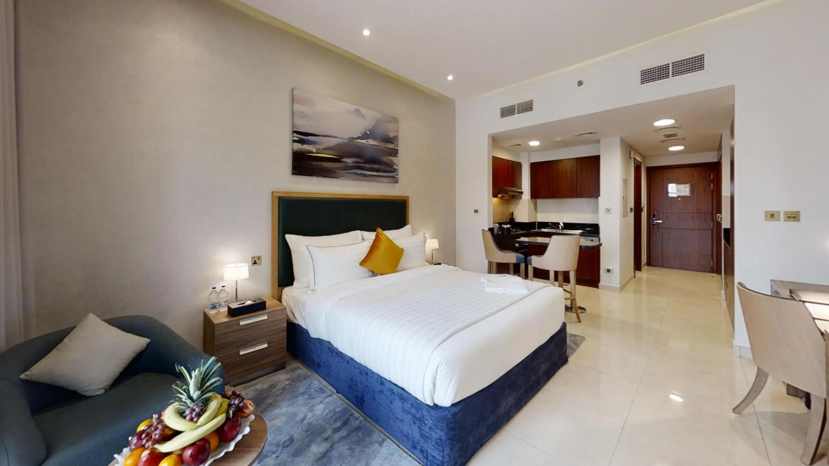 Photo of the whole room, Bed in SUHA Creek Hotel Apartment, Waterfront Jaddaf, Dubai