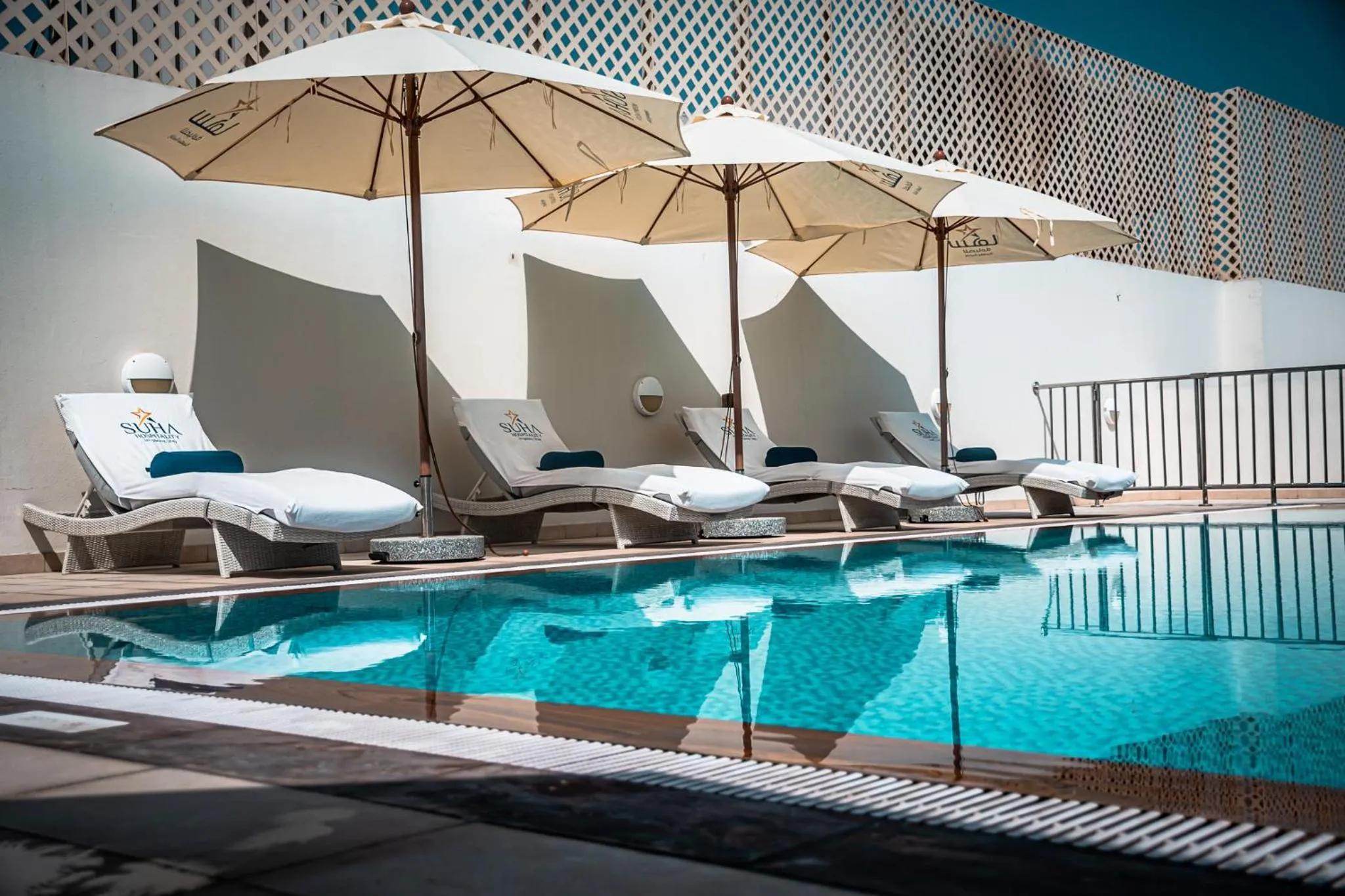 Swimming pool in SUHA Creek Hotel Apartment, Waterfront Jaddaf, Dubai