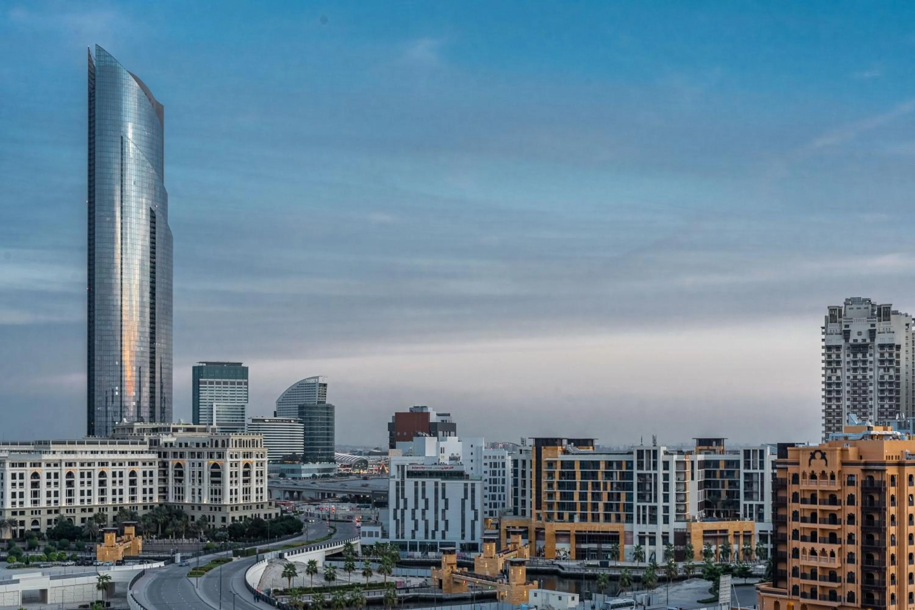 City view in SUHA Creek Hotel Apartment, Waterfront Jaddaf, Dubai