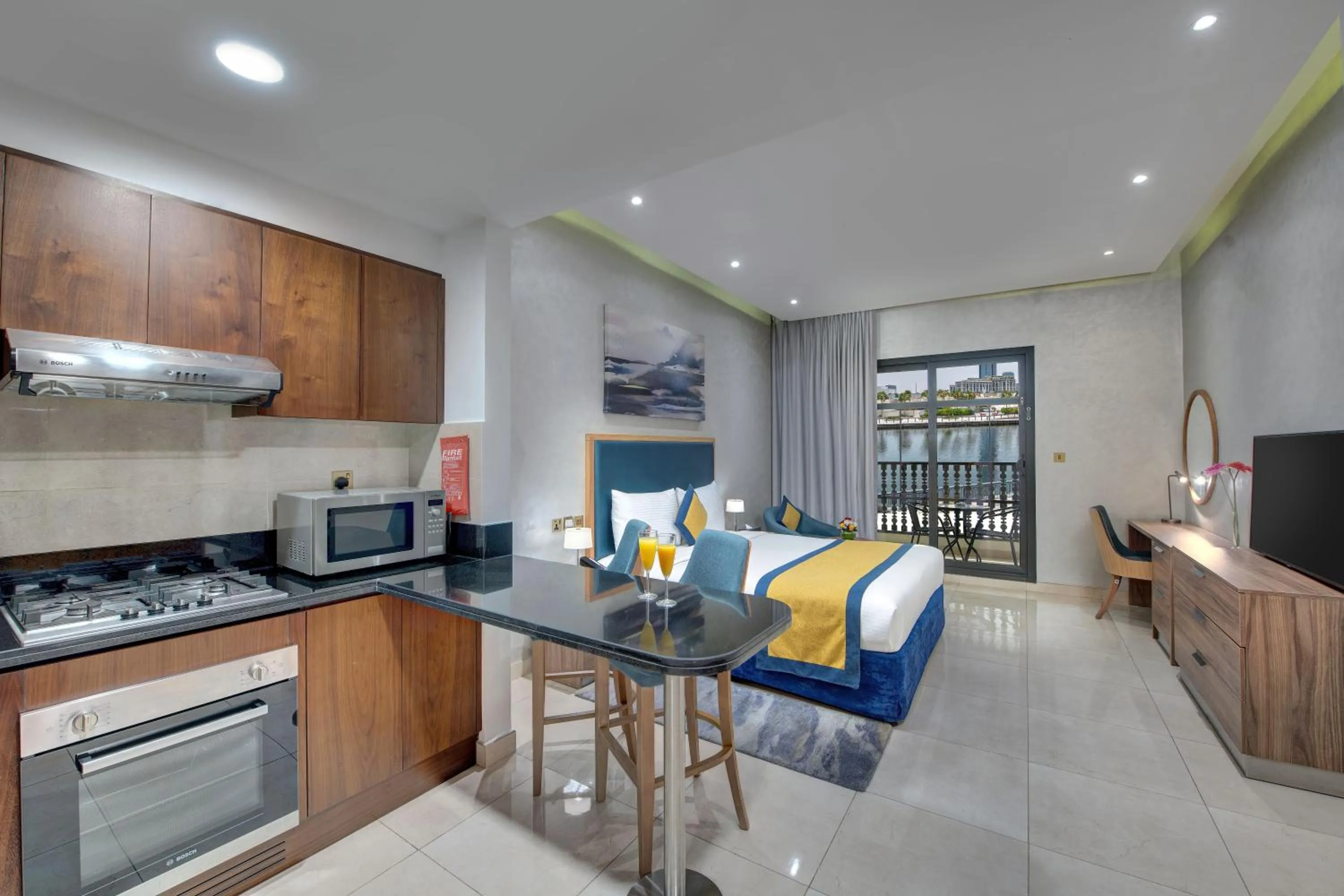 Bedroom in SUHA Creek Hotel Apartment, Waterfront Jaddaf, Dubai