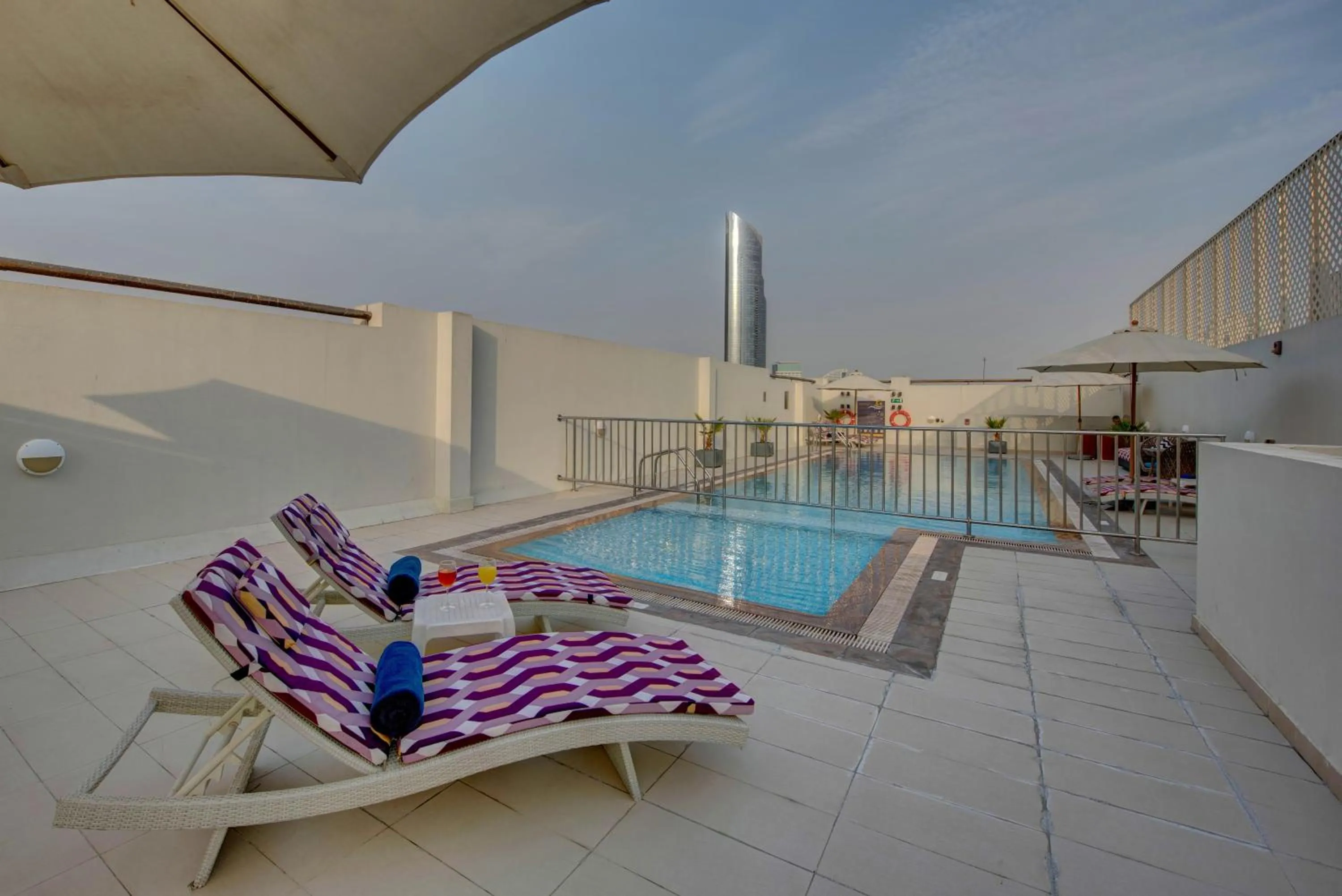 Swimming pool in SUHA Creek Hotel Apartment, Waterfront Jaddaf, Dubai