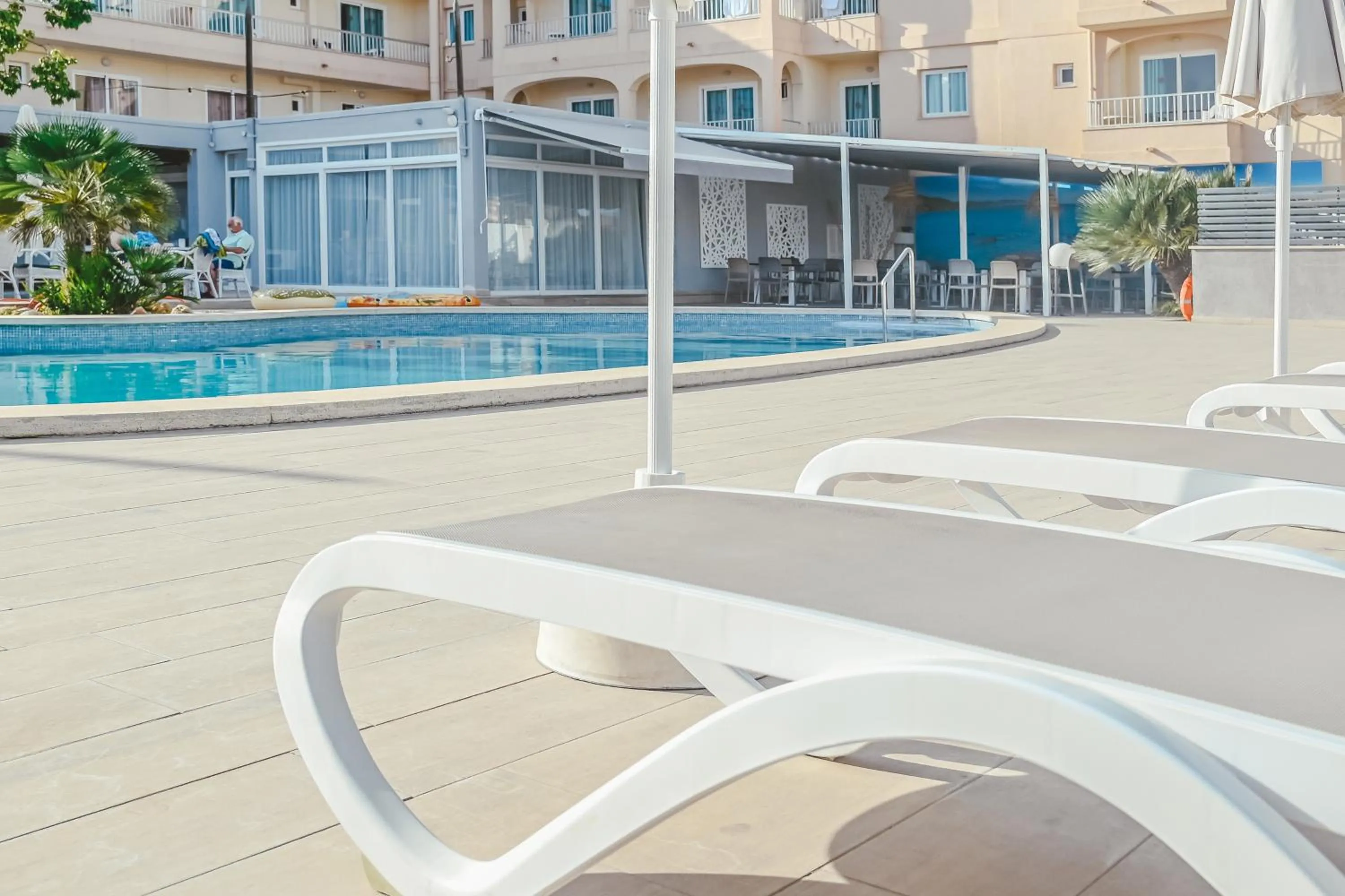 Swimming pool in Hotel LLITERAS