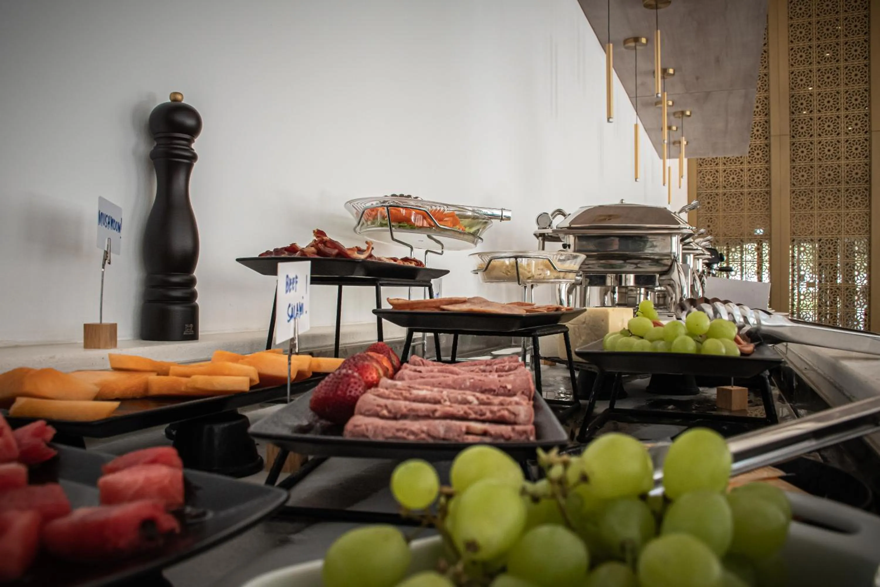 Breakfast in SUHA Mina Rashid Hotel Apartments