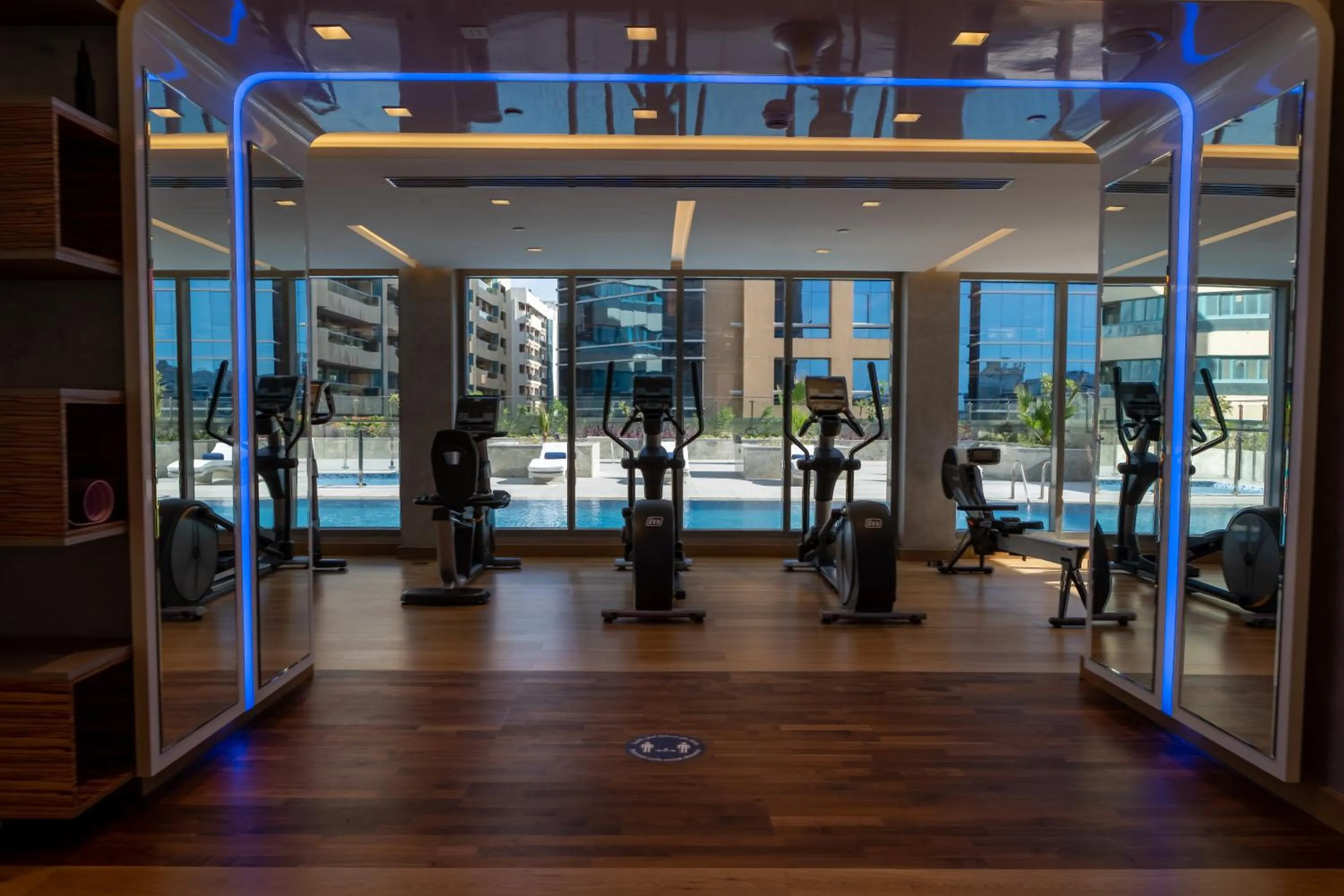 Fitness centre/facilities in SUHA Mina Rashid Hotel Apartments