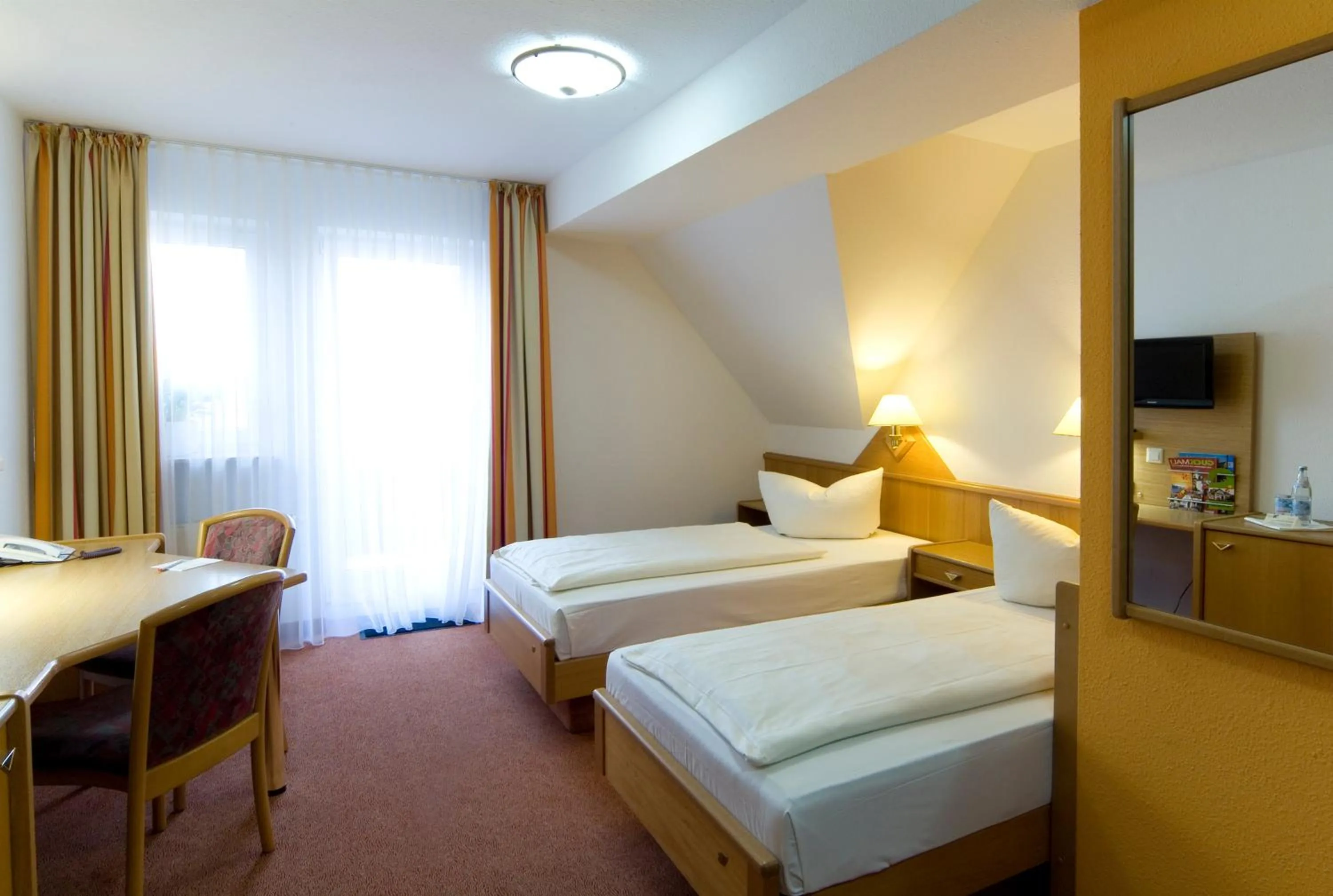 Bed in Hotel Sonneck