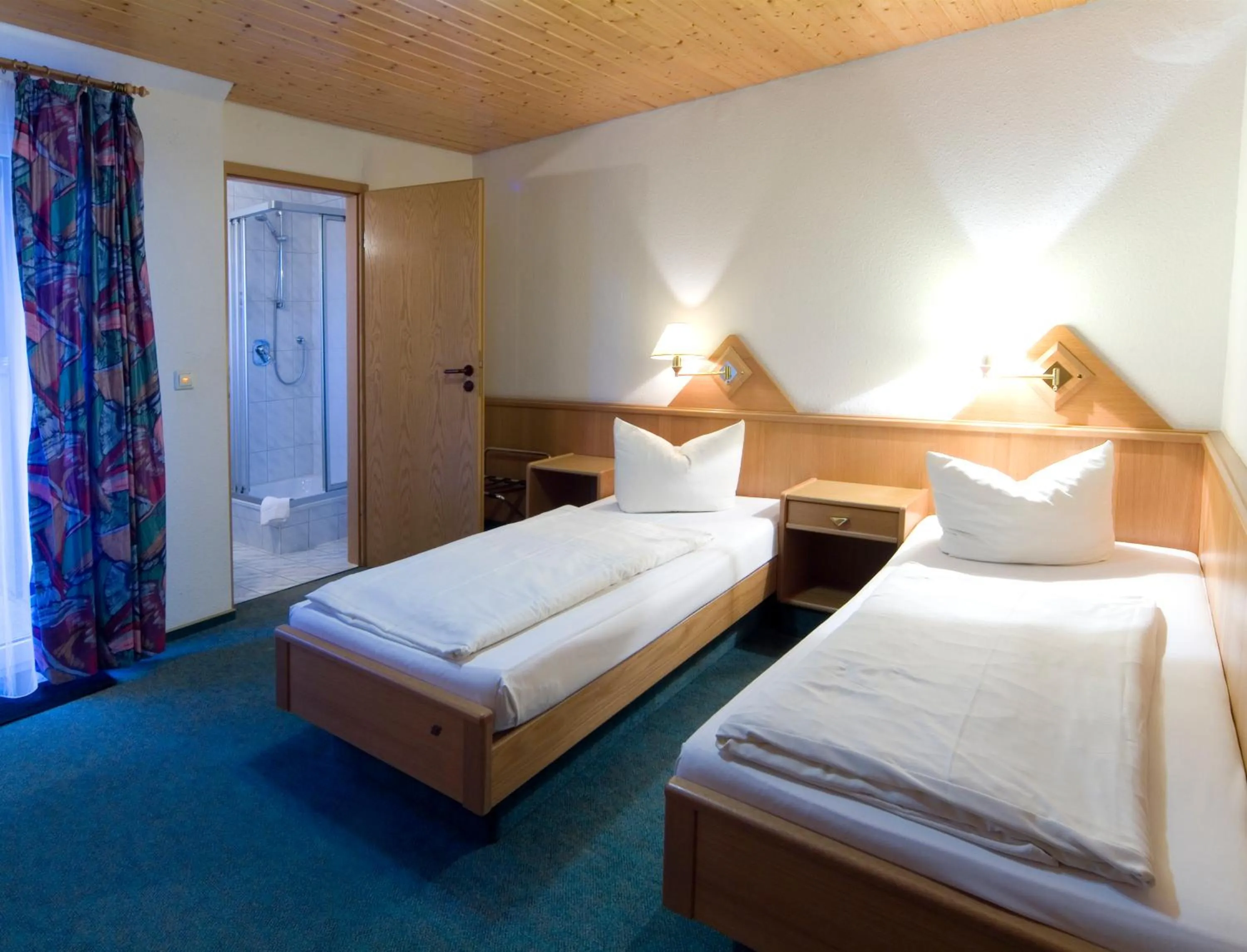 Bed in Hotel Sonneck