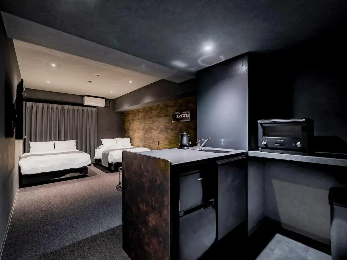 Bed in Randor Hotel Namba Osaka Suites Bed in Randor Hotel Namba Osaka Suites