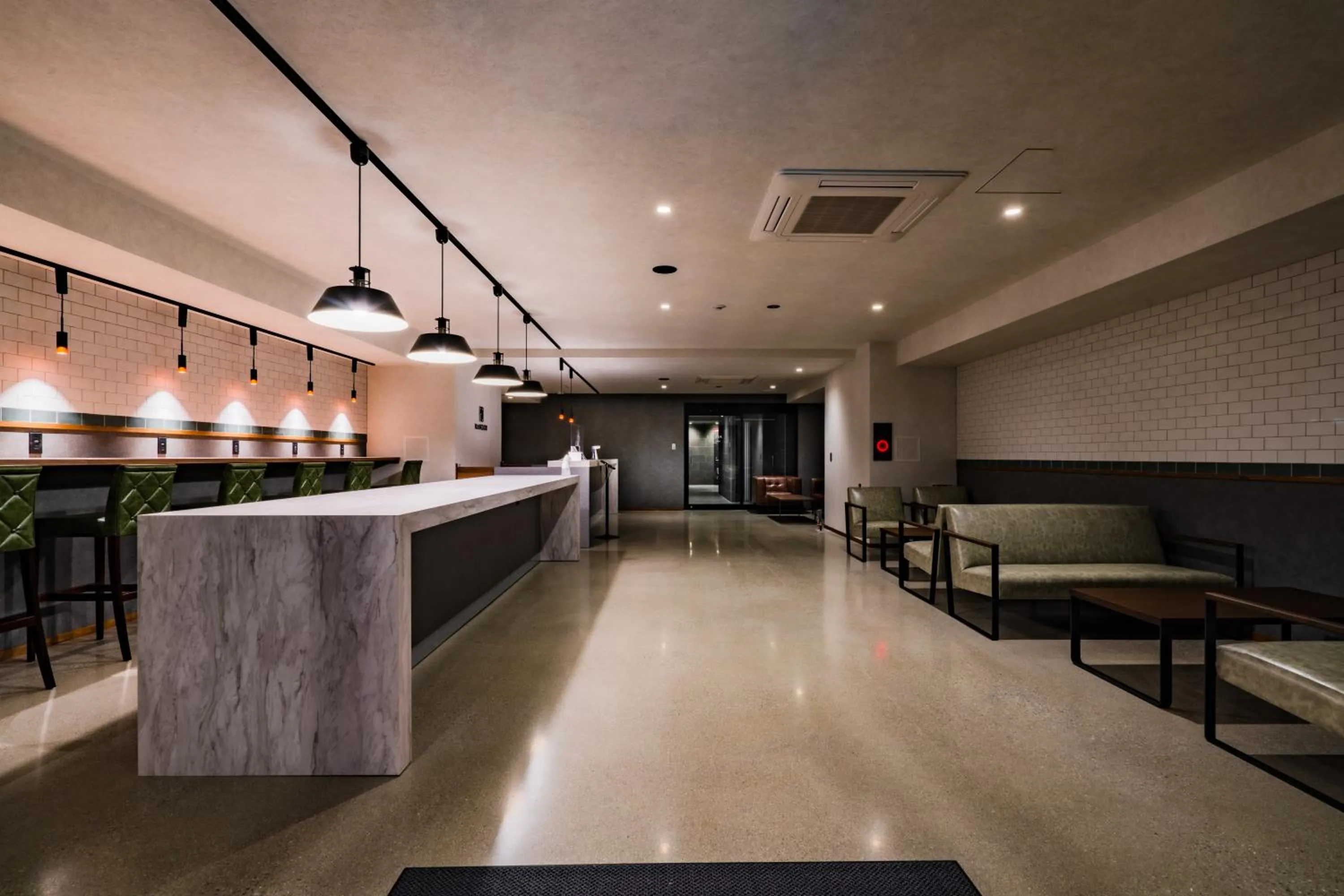 Lobby or reception in Randor Hotel Namba Osaka Suites
