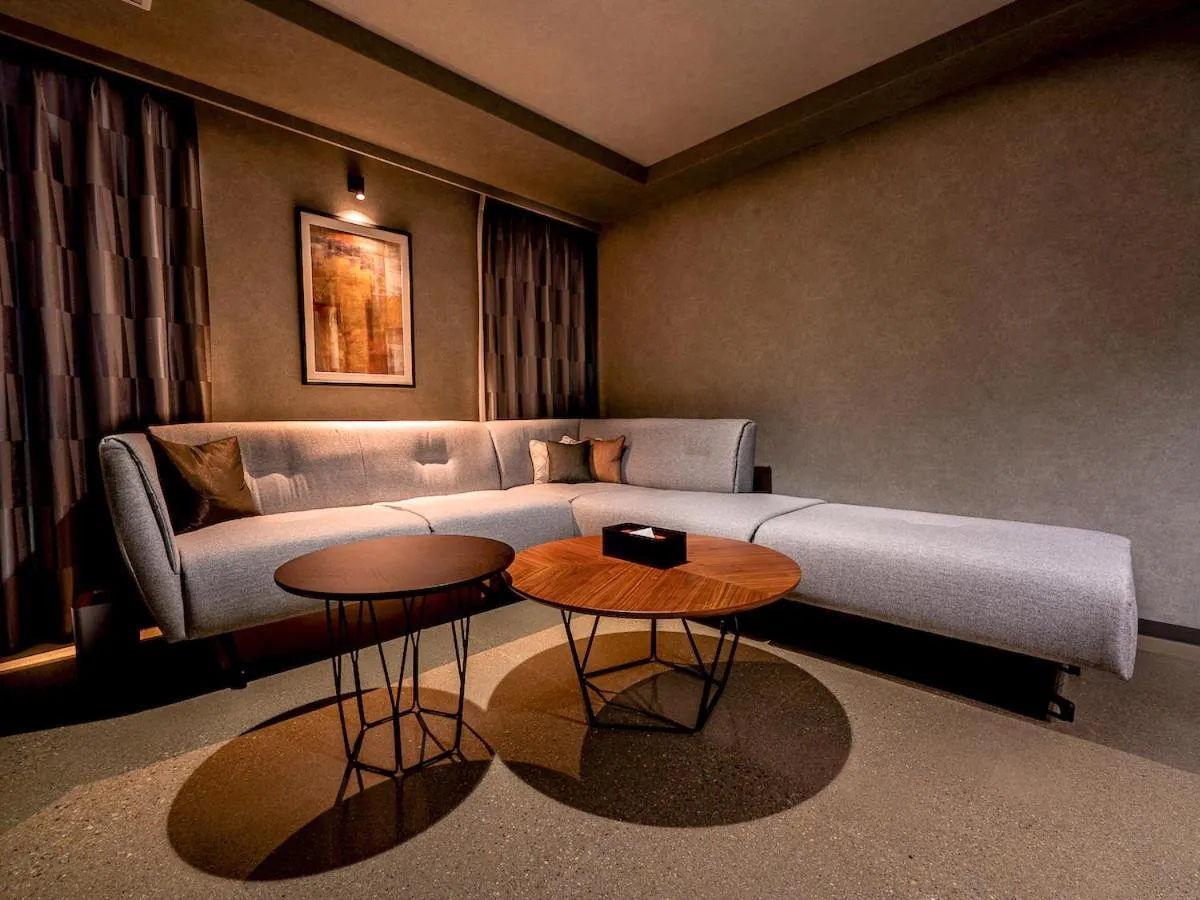 Bed in Randor Hotel Namba Osaka Suites