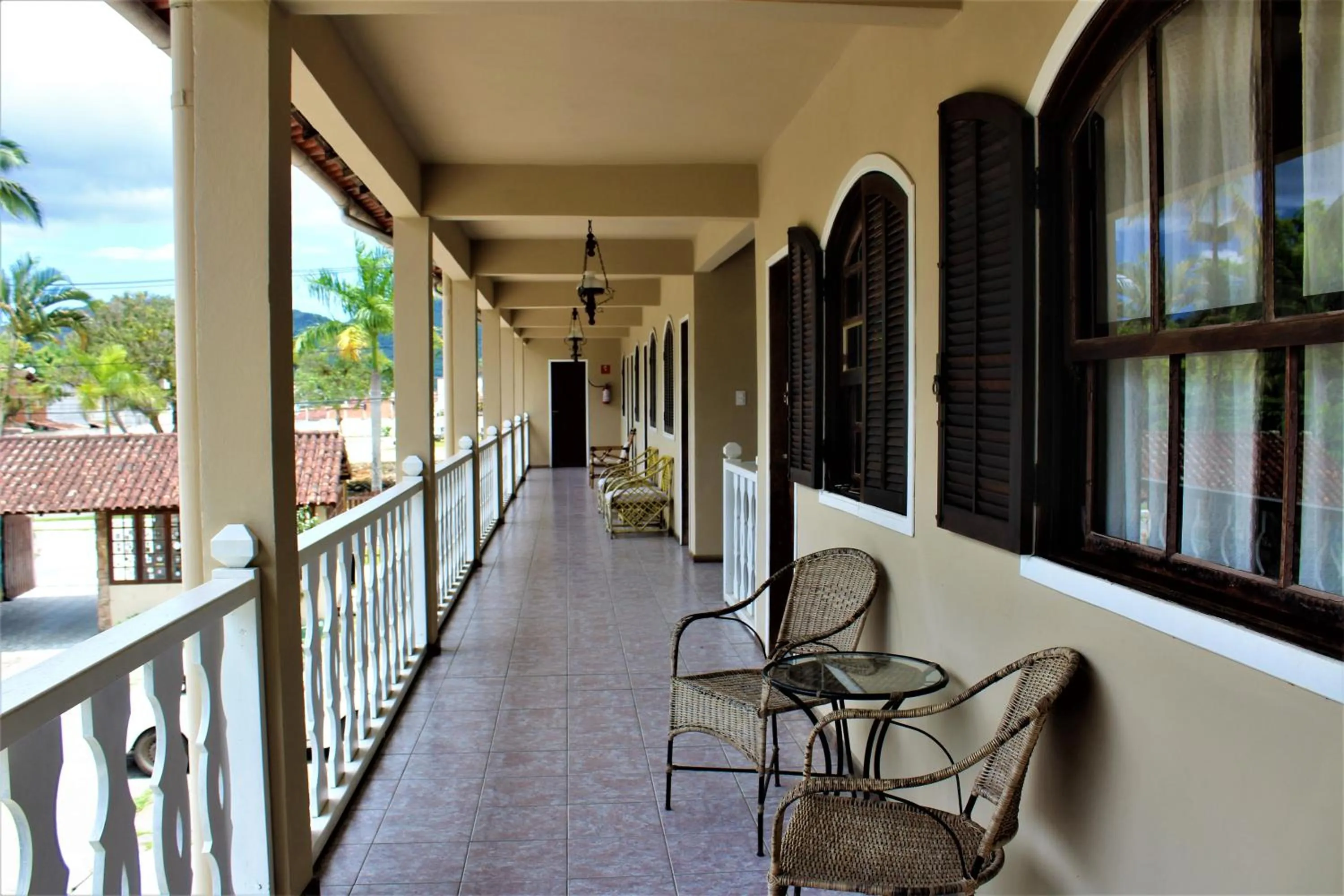 Balcony/Terrace in Pousada Thamalu