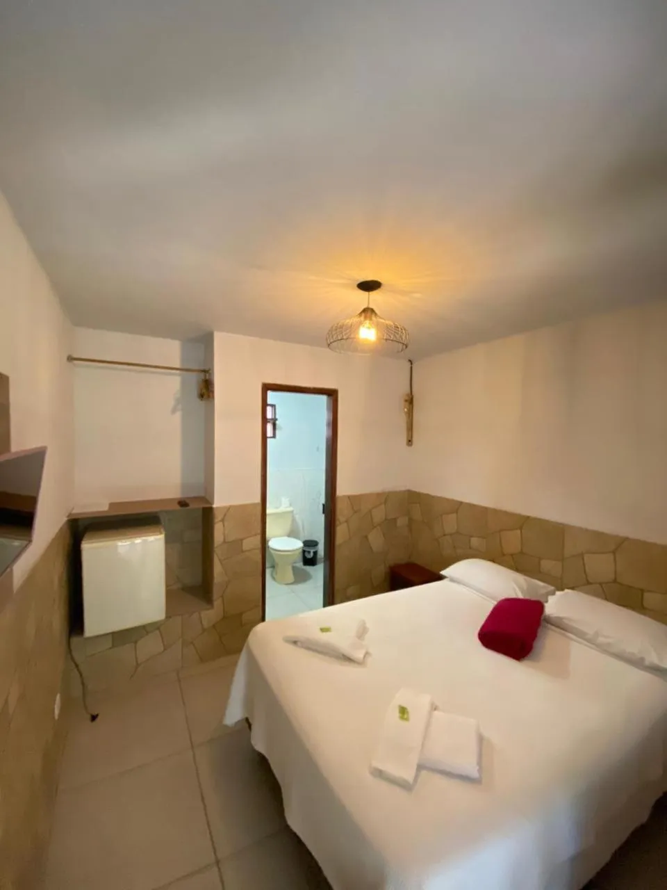 Bed in Pousada Thamalu