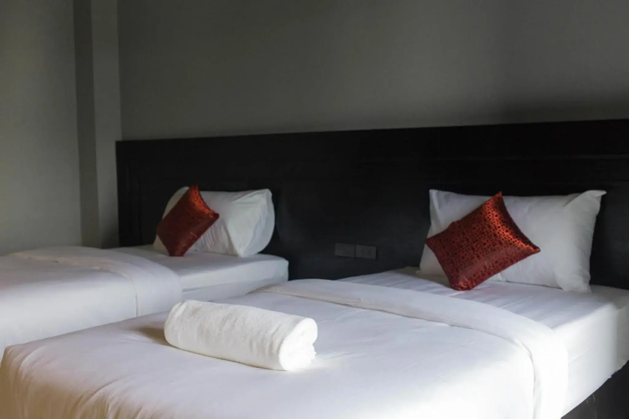 Bed in B-Black Hotel Chonburi Bed in B-Black Hotel Chonburi